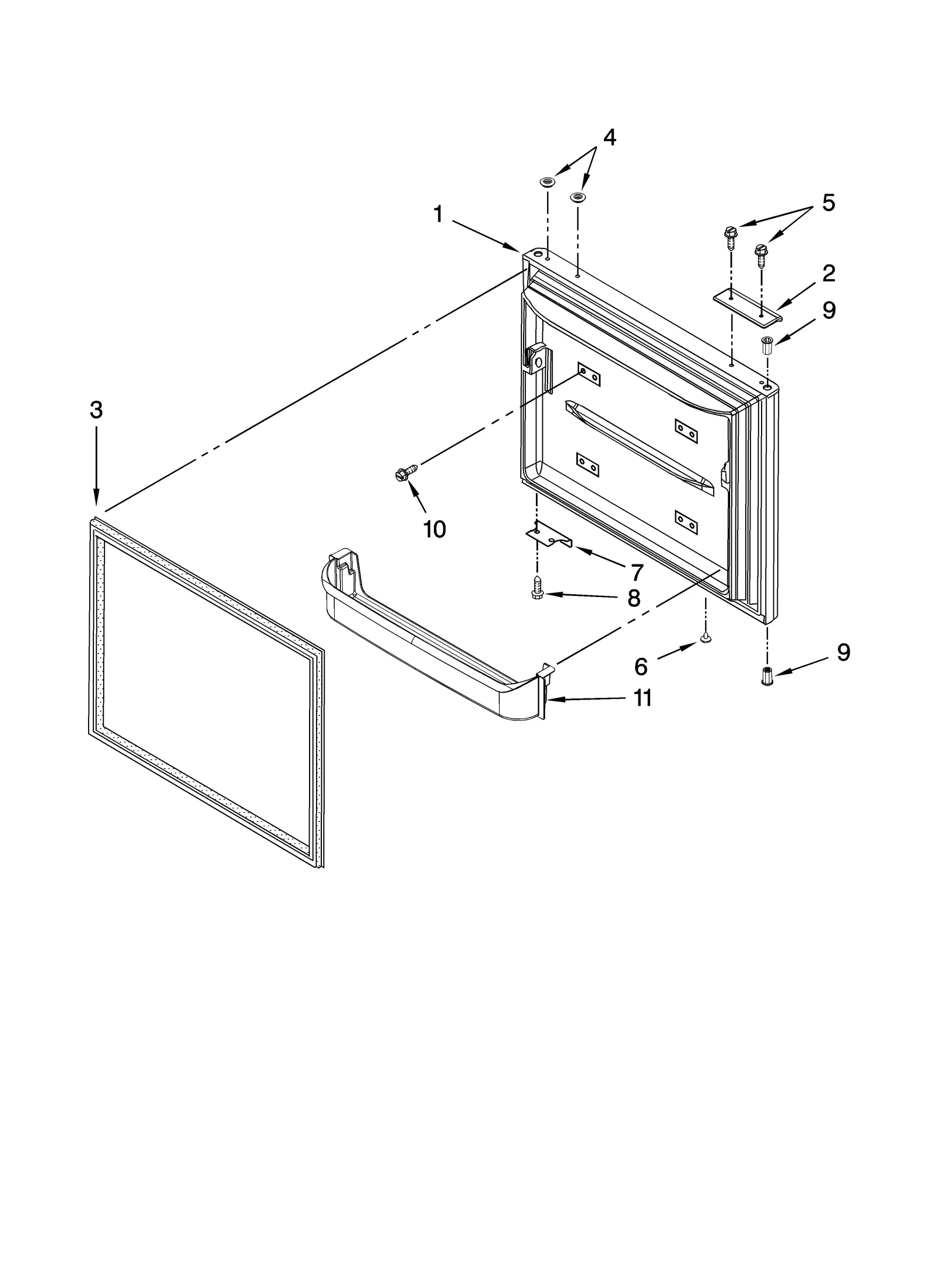 FREEZER DOOR PARTS