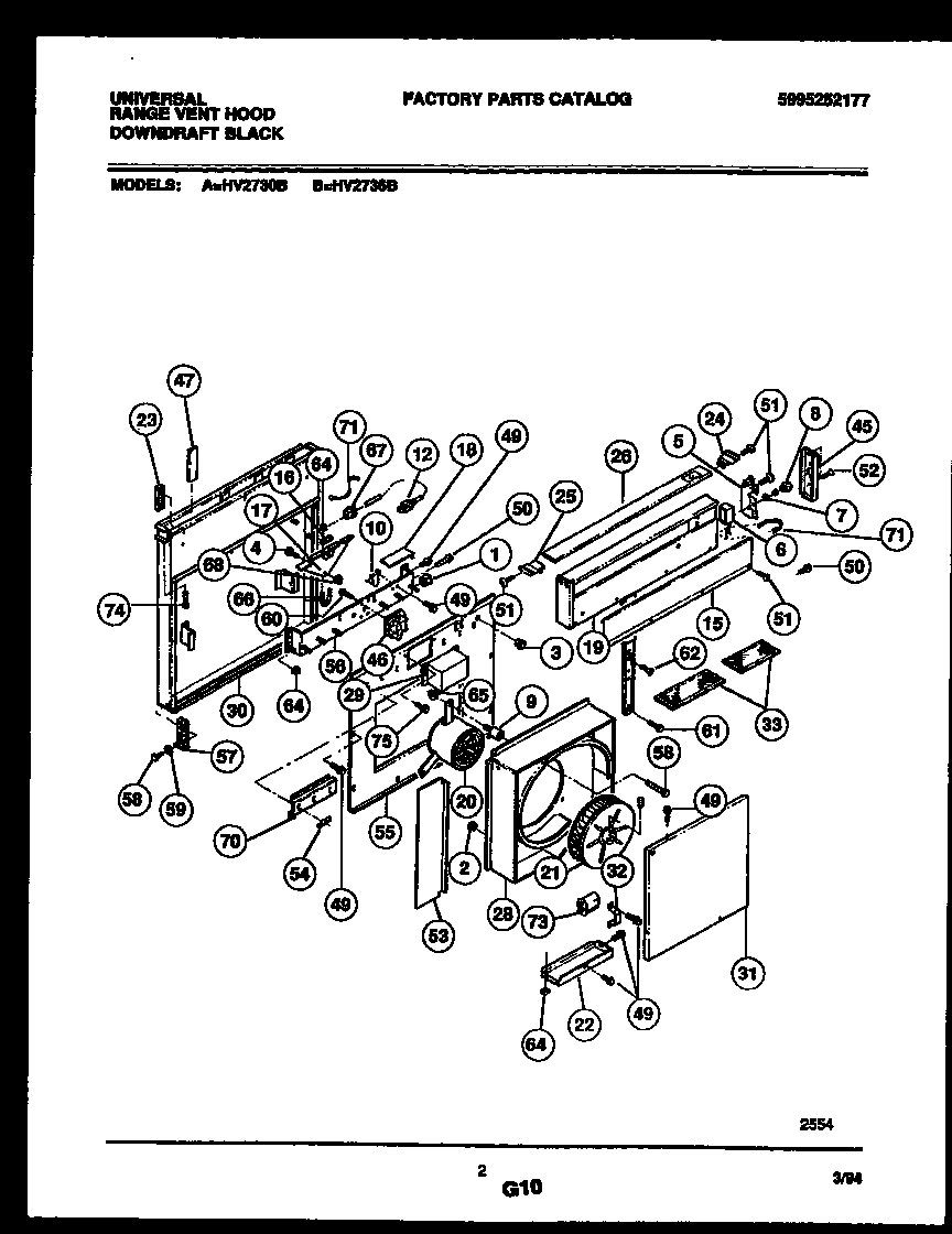 02 - RANGE VENT HOOD PARTS