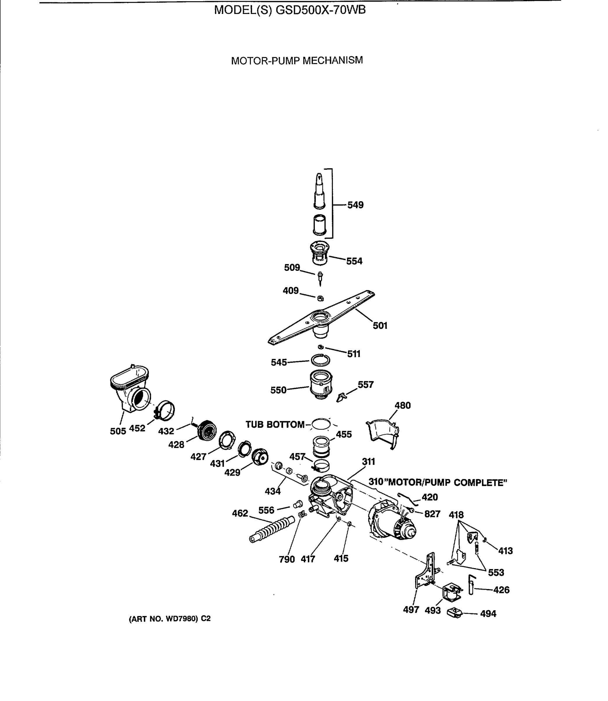 MOTOR-PUMP MECHANISM