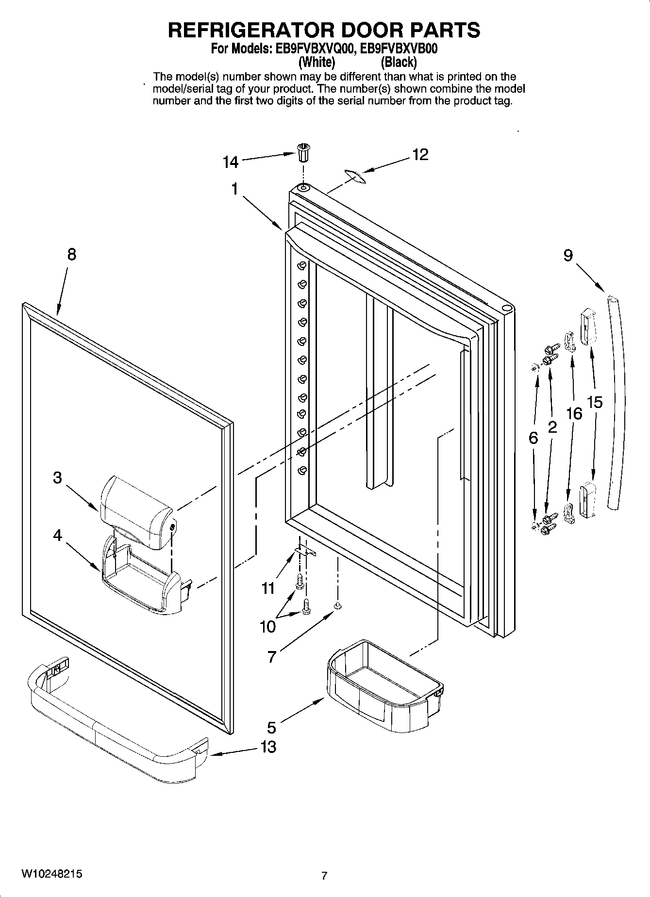 05 - REFRIGERATOR DOOR PARTS