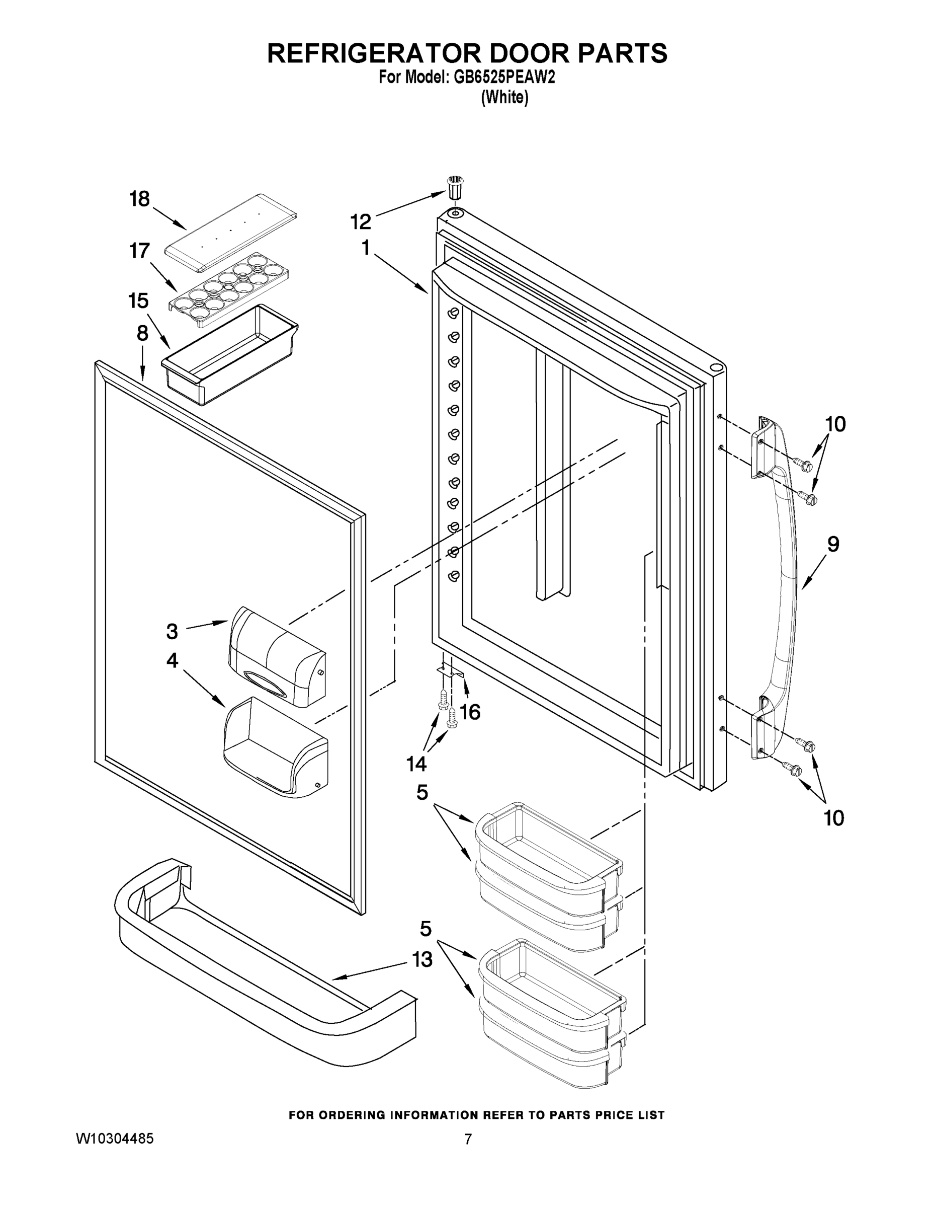 04 - REFRIGERATOR DOOR PARTS