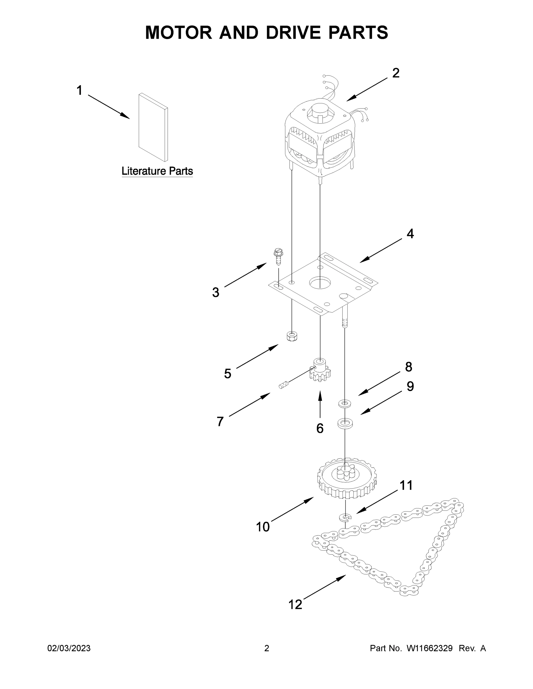 02 - MOTOR AND DRIVE PARTS