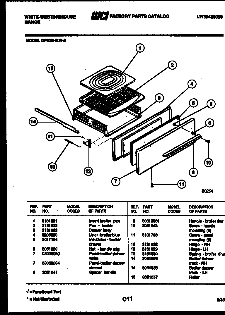 05 - BROILER DRAWER PARTS