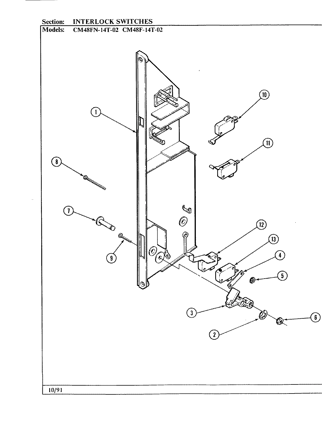 06 - INTERLOCK SWITCHES (CM48F-14T-02)