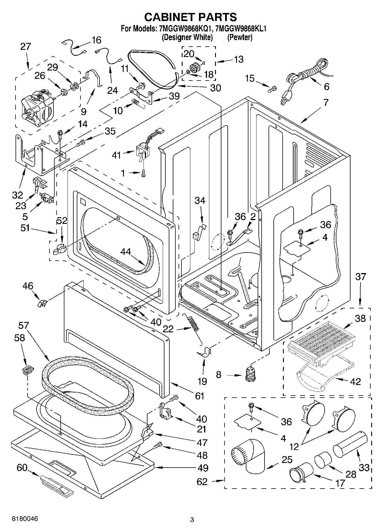 02 - CABINET PARTS