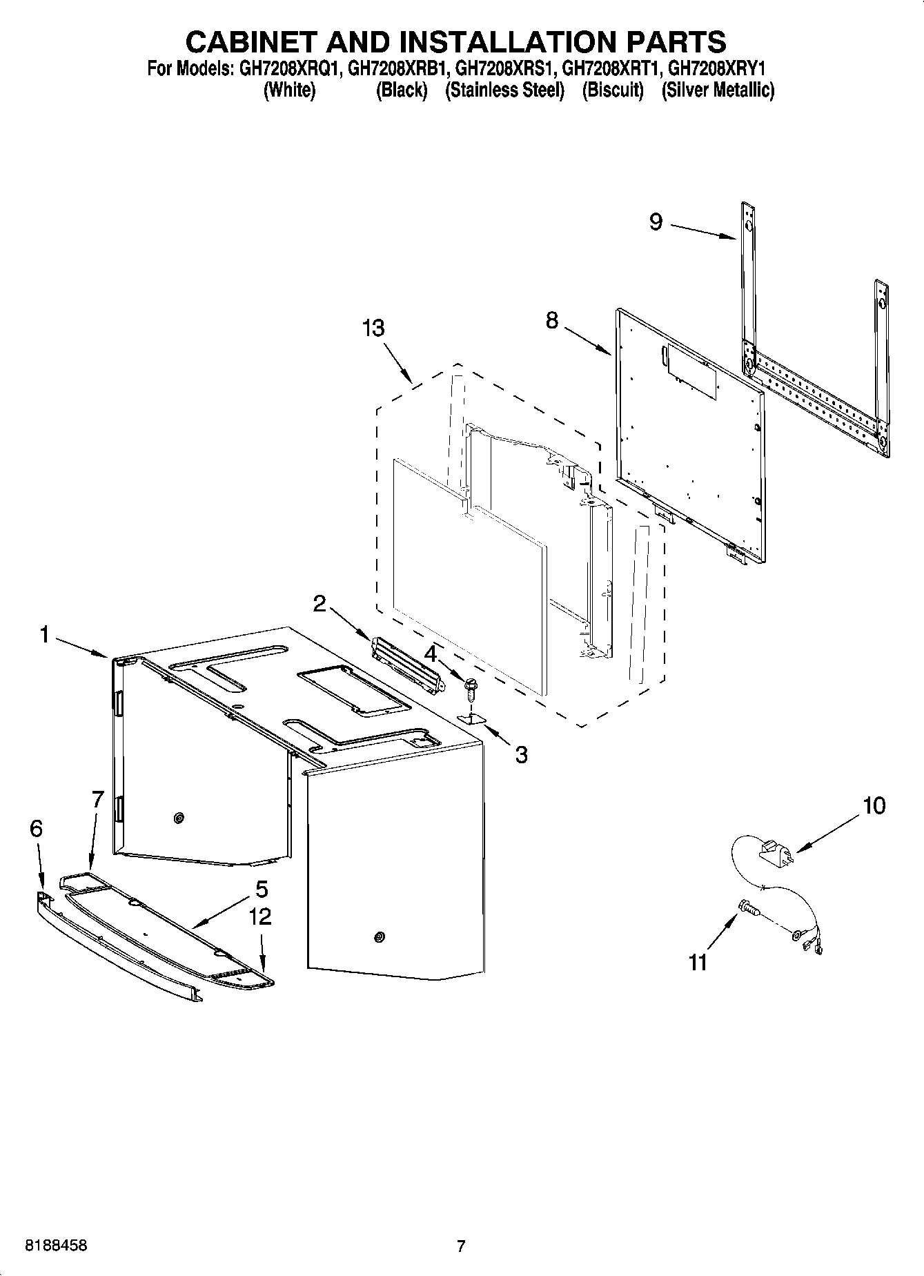 06 - CABINET AND INSTALLATION PARTS