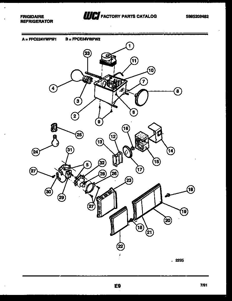 06 - REFRIGERATOR CONTROL ASSEMBLY, DAMP