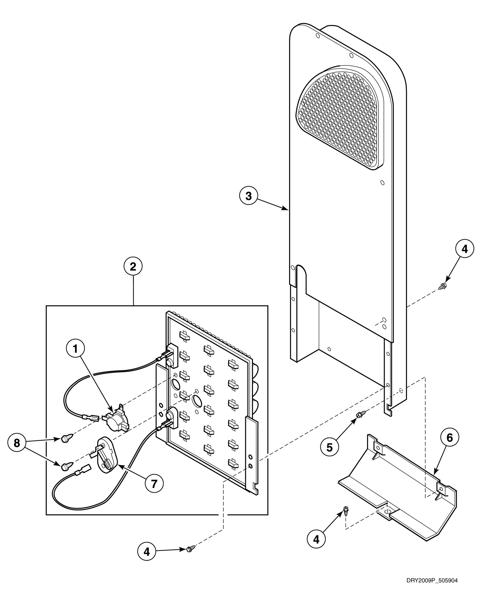 Heater Duct - Electric Models Starting Serial No. S6271976XG