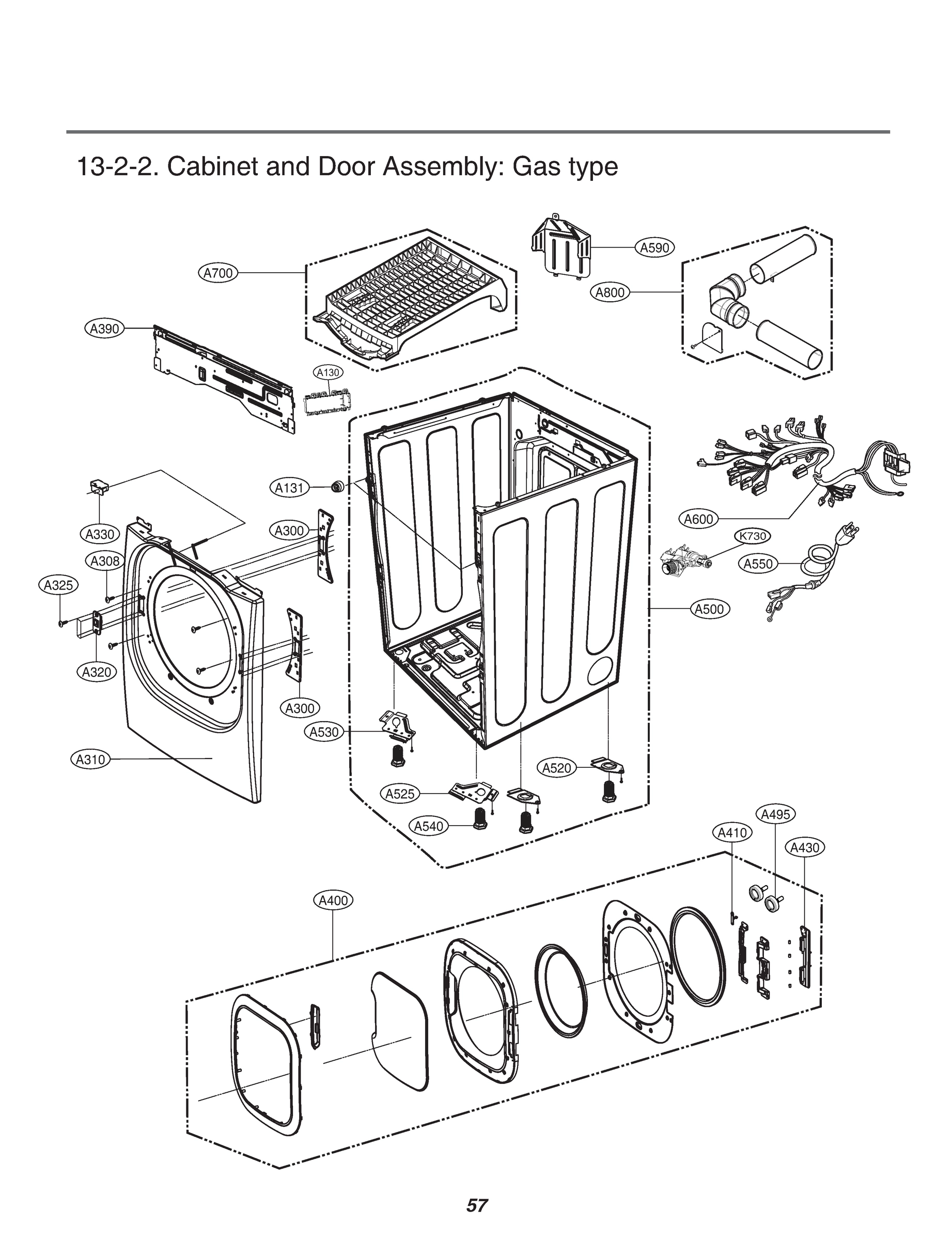 CABINET AND DOOR ASSEMBLY