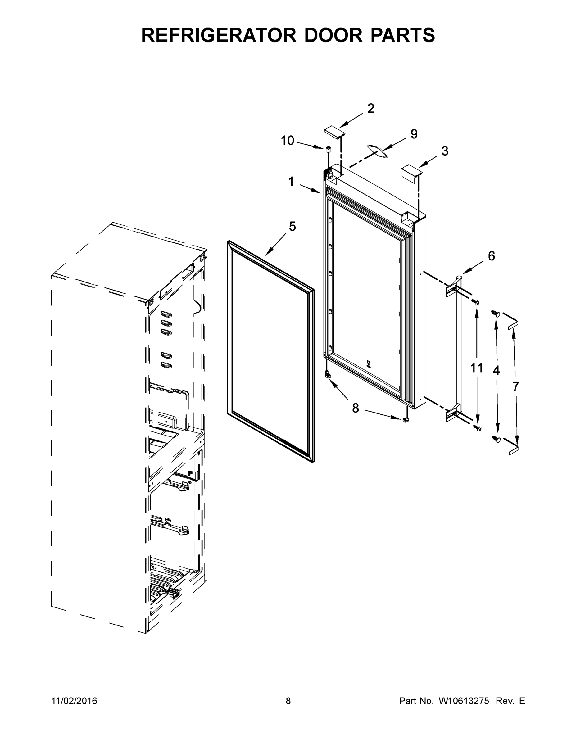 05 - REFRIGERATOR DOOR PARTS