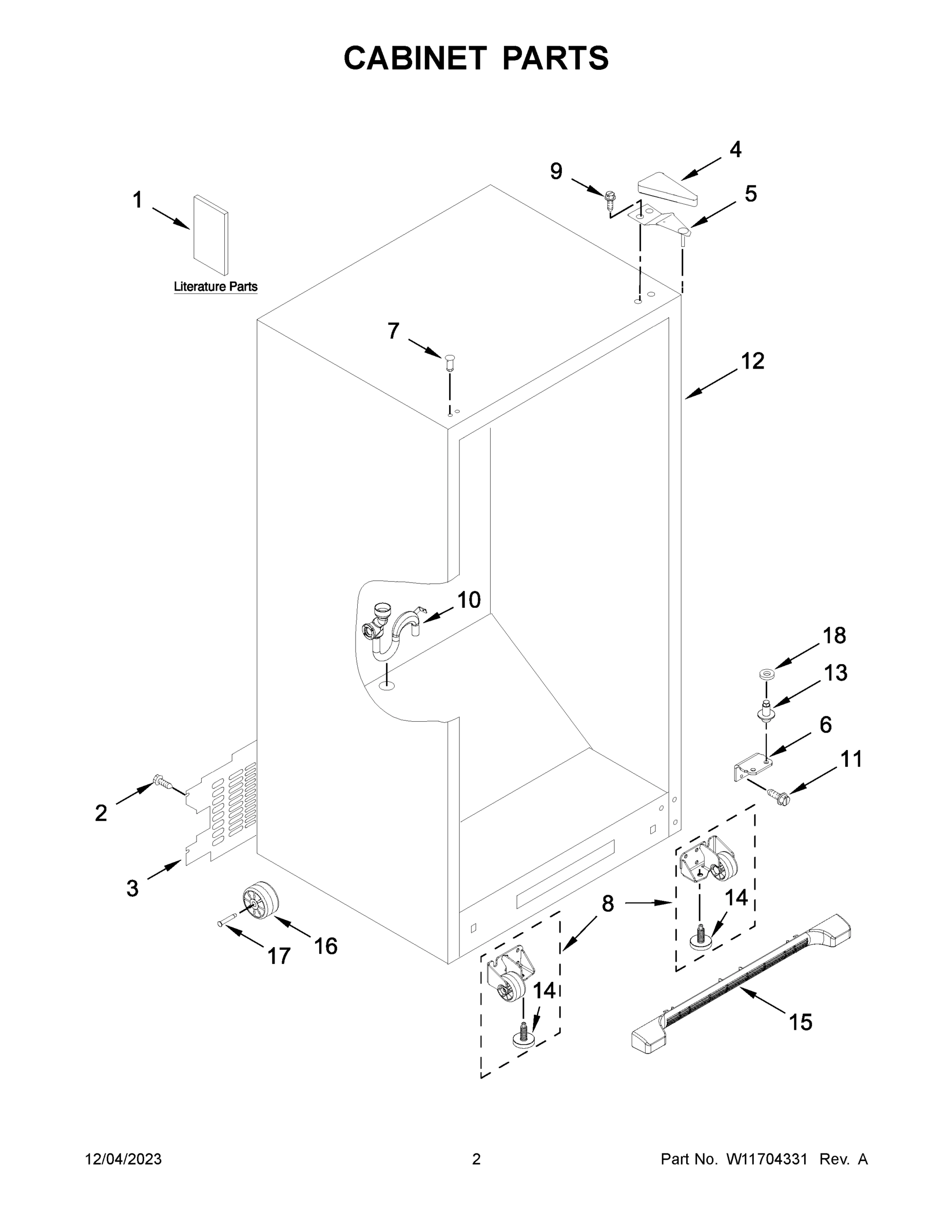 02 - CABINET PARTS
