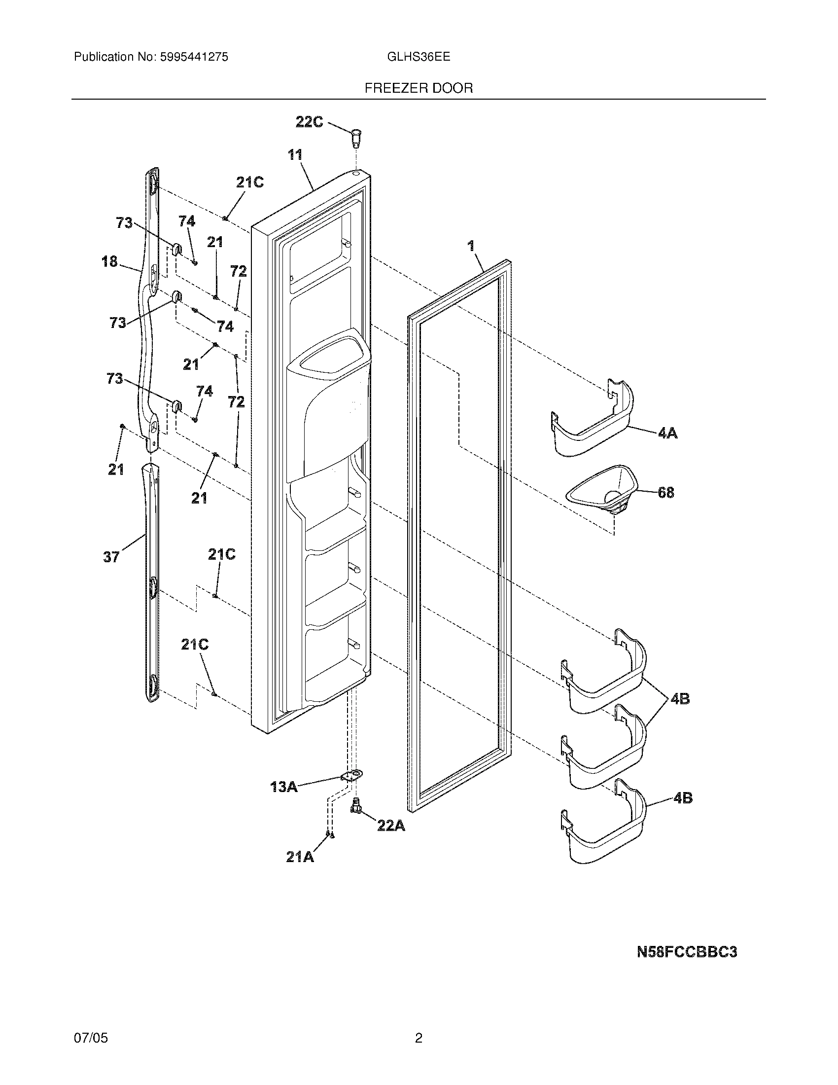 03 - FREEZER DOOR