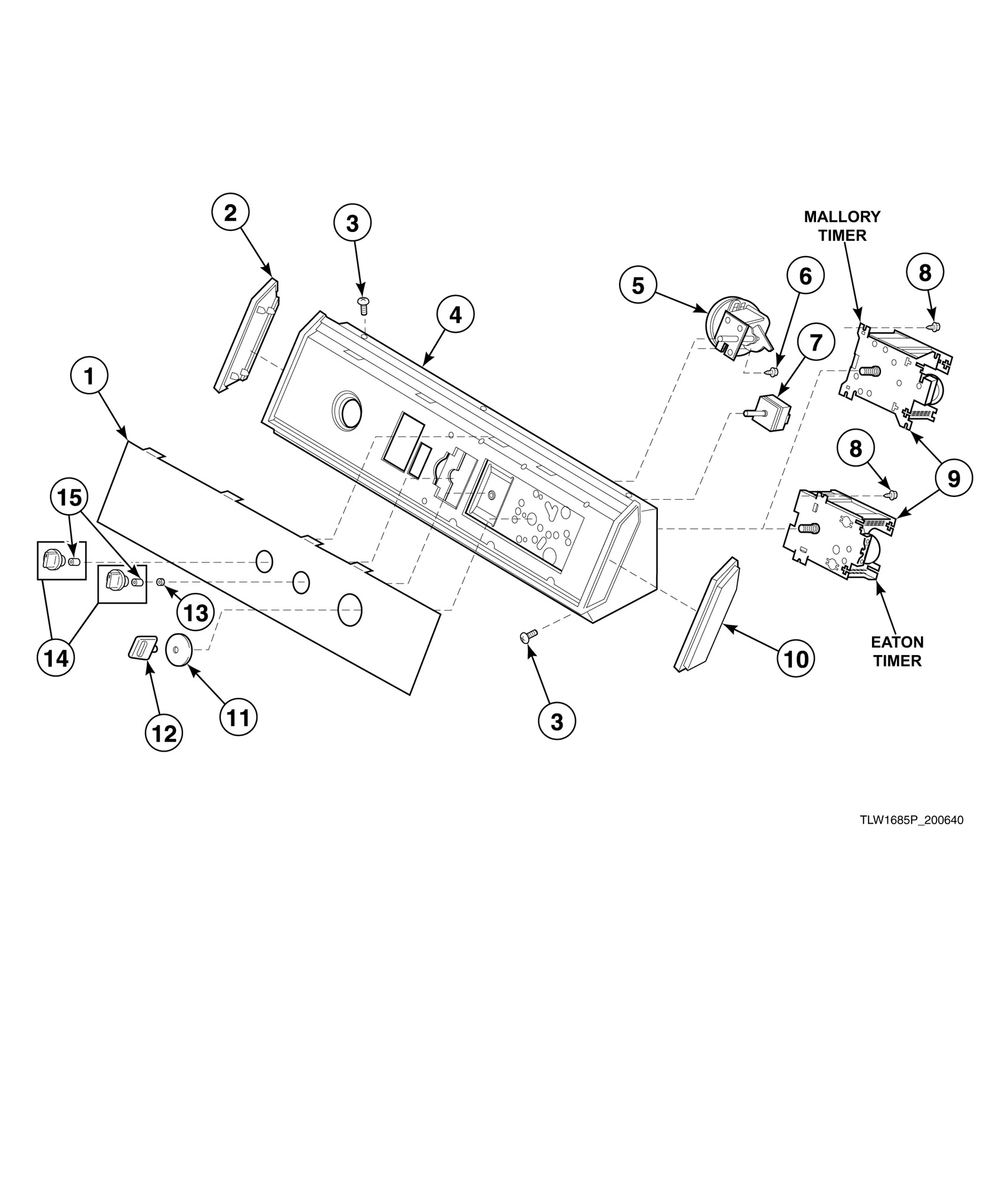 Graphic Panel, Control Hood and Controls