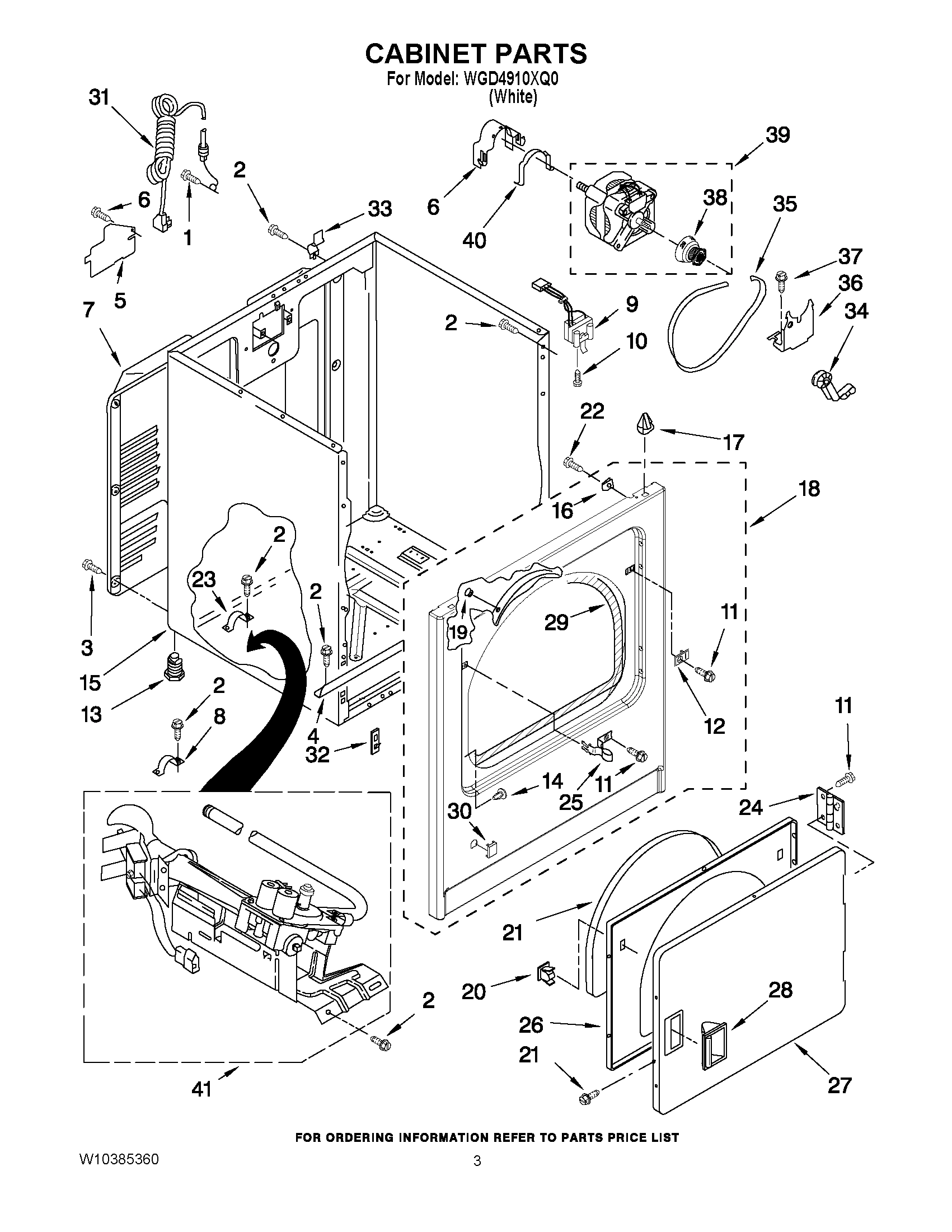 02 - CABINET PARTS