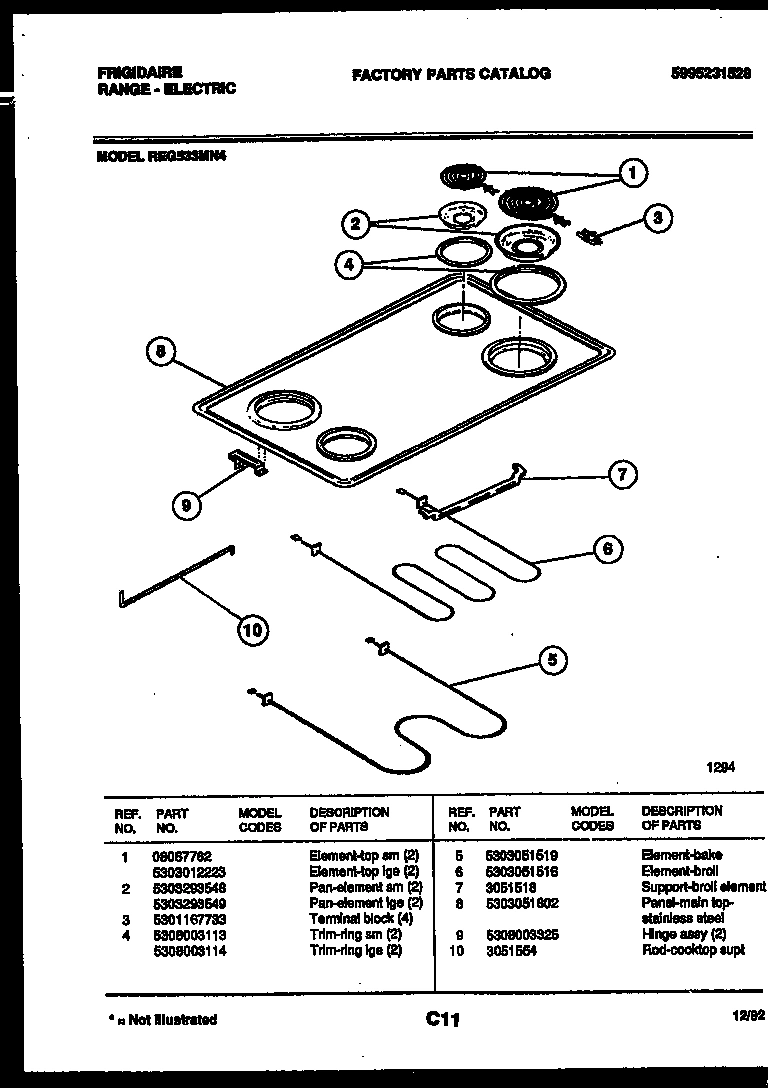 03 - COOKTOP AND BROILER PARTS