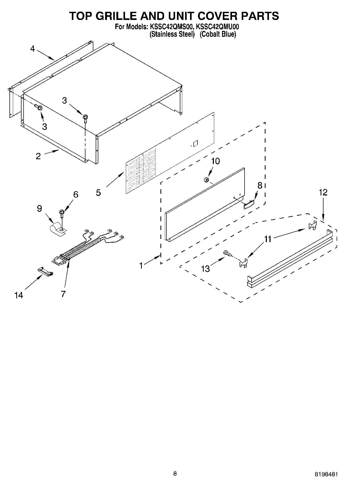 06 - TOP GRILLE AND UNIT COVER PARTS