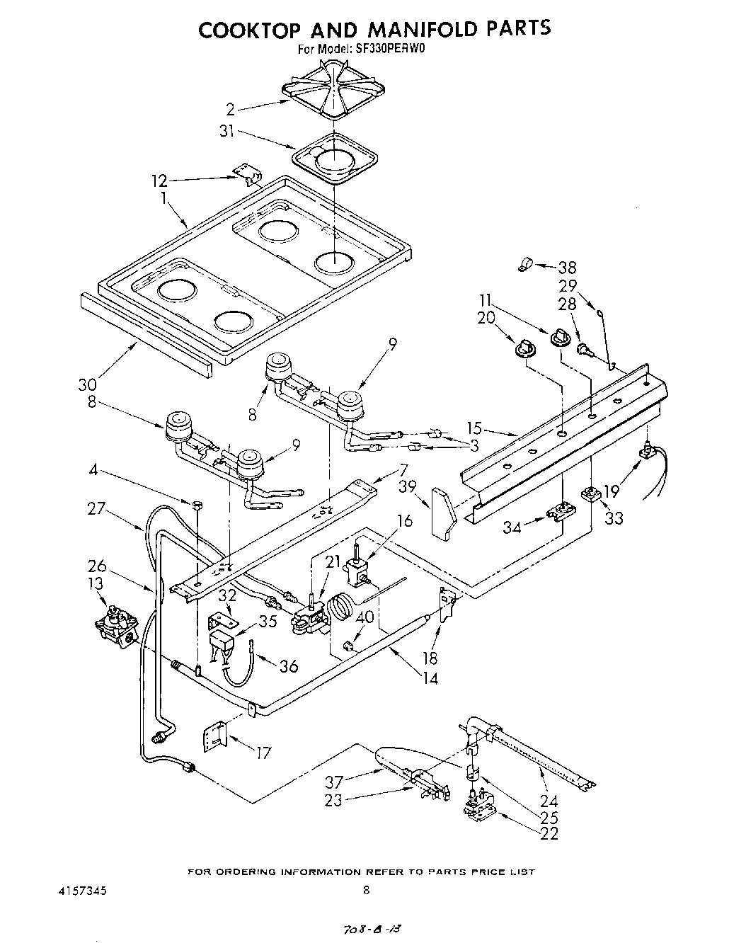 06 - COOKTOP AND MANIFOLD , LITERATURE AND OPTIONAL