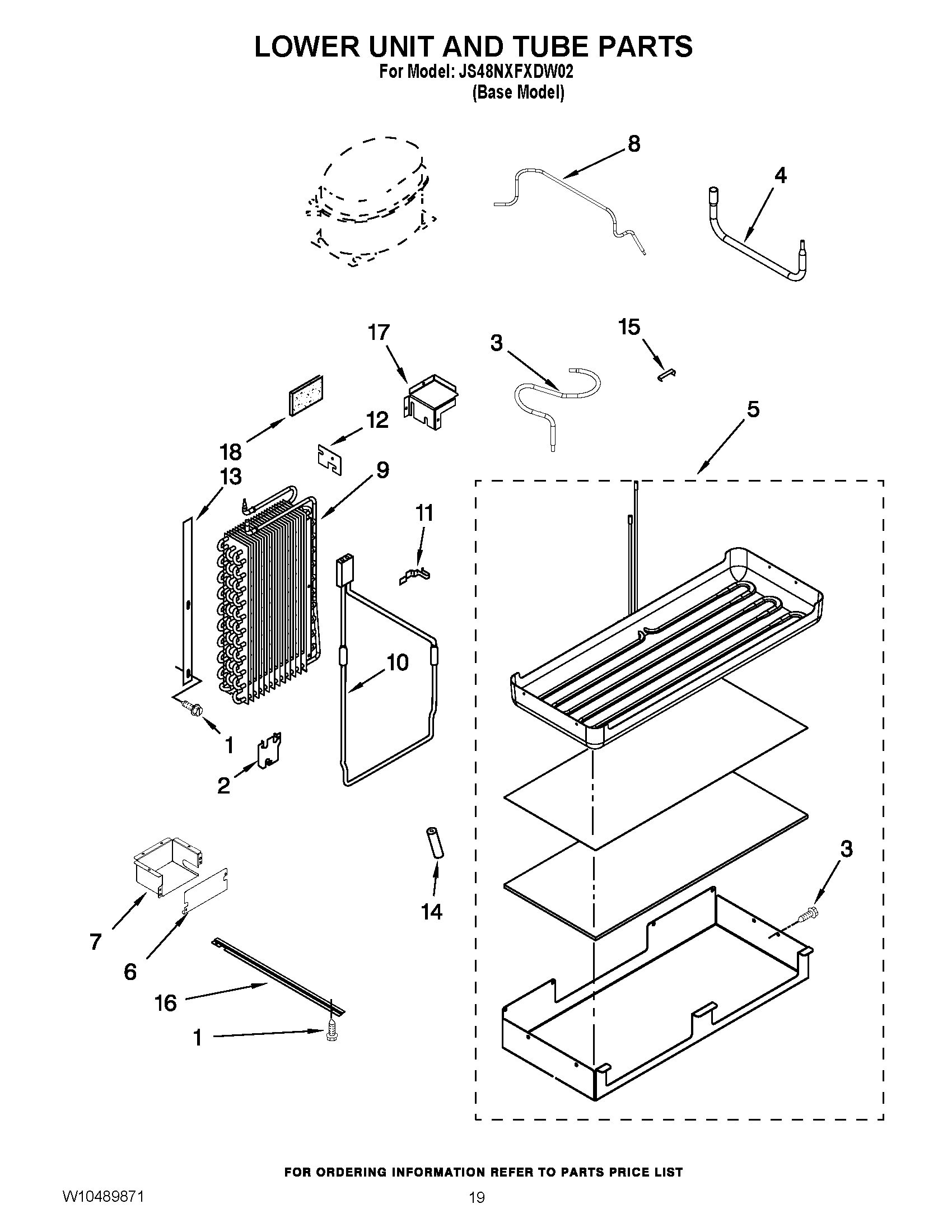 12 - LOWER UNIT AND TUBE PARTS