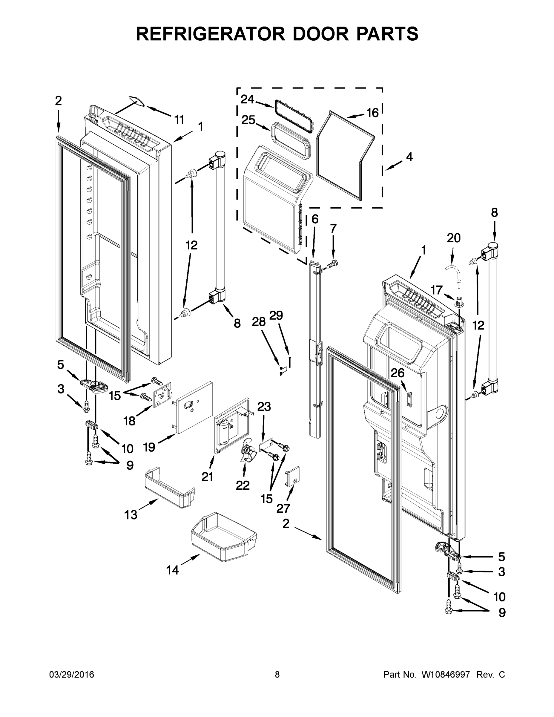05 - REFRIGERATOR DOOR PARTS