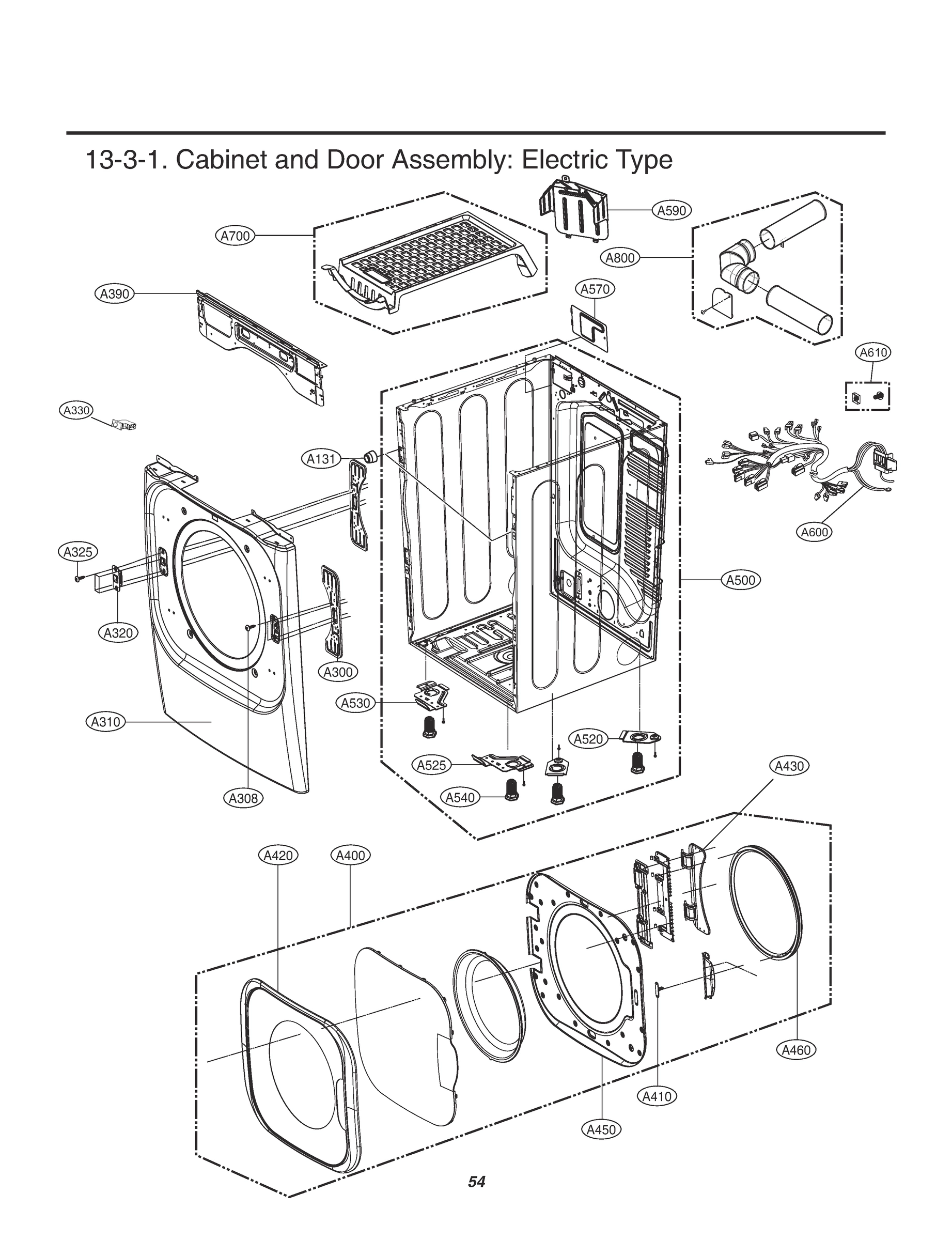CABINET AND DOOR ASSEMBLY