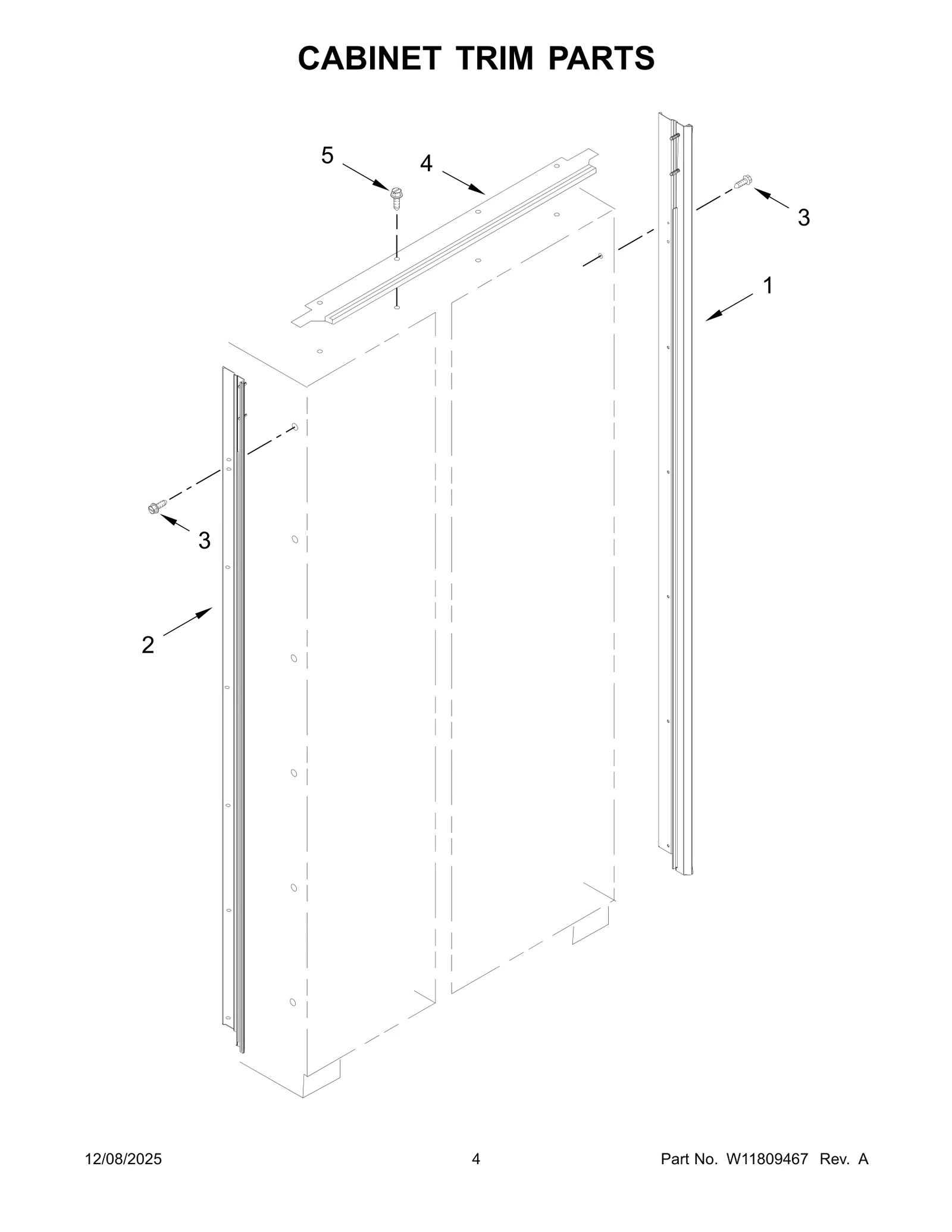 CABINET TRIM PARTS