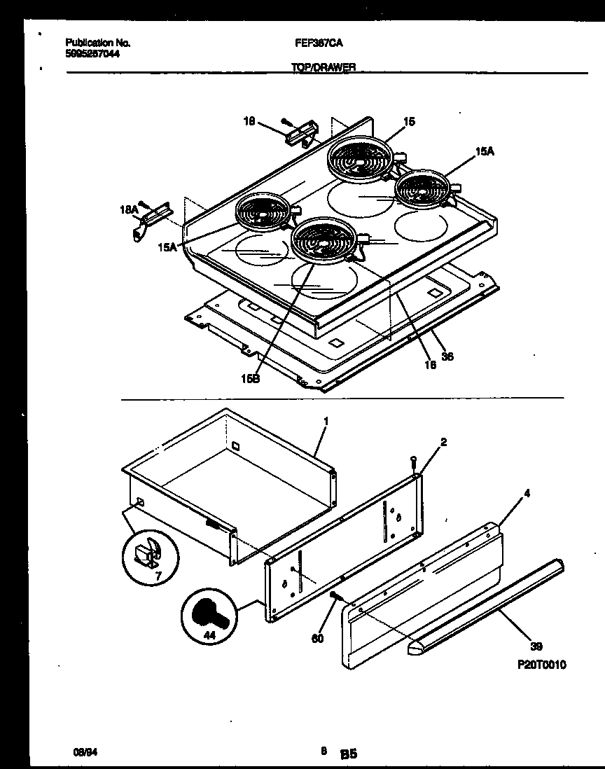 05 - COOKTOP AND DRAWER PARTS