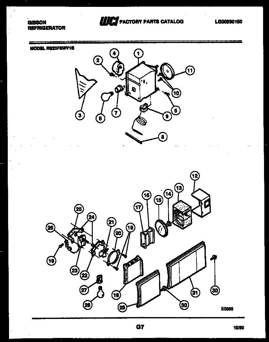 06 - REFRIGERATOR CONTROL ASSEMBLY, DAMP