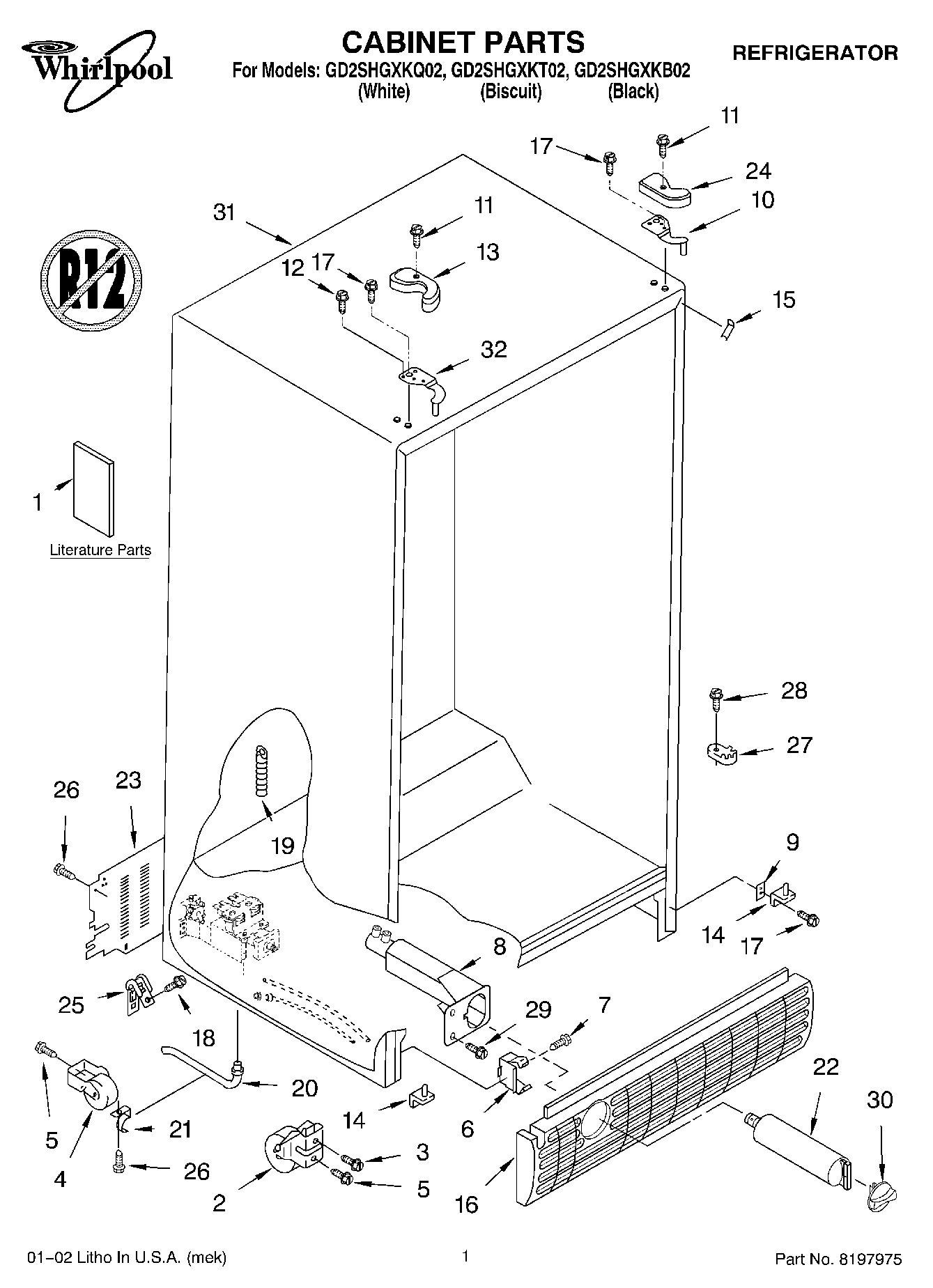 01 - CABINET, LITERATURE
