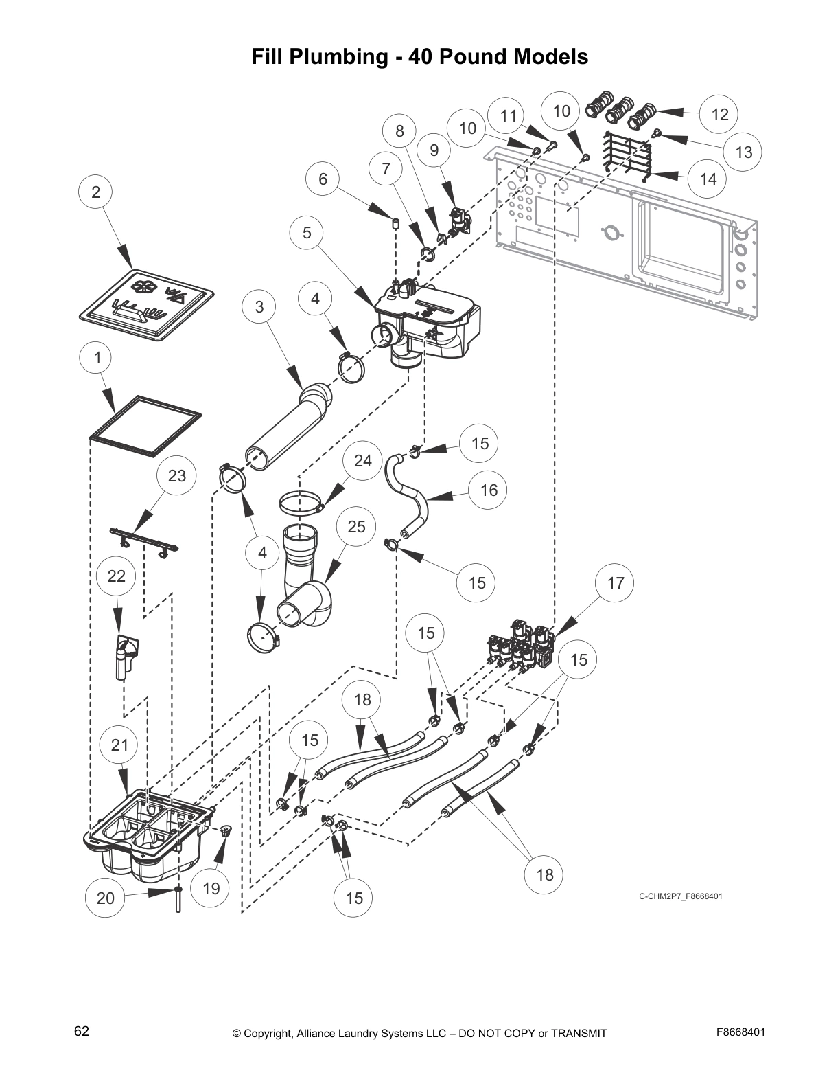 Fill Plumbing - 40 Pound Models