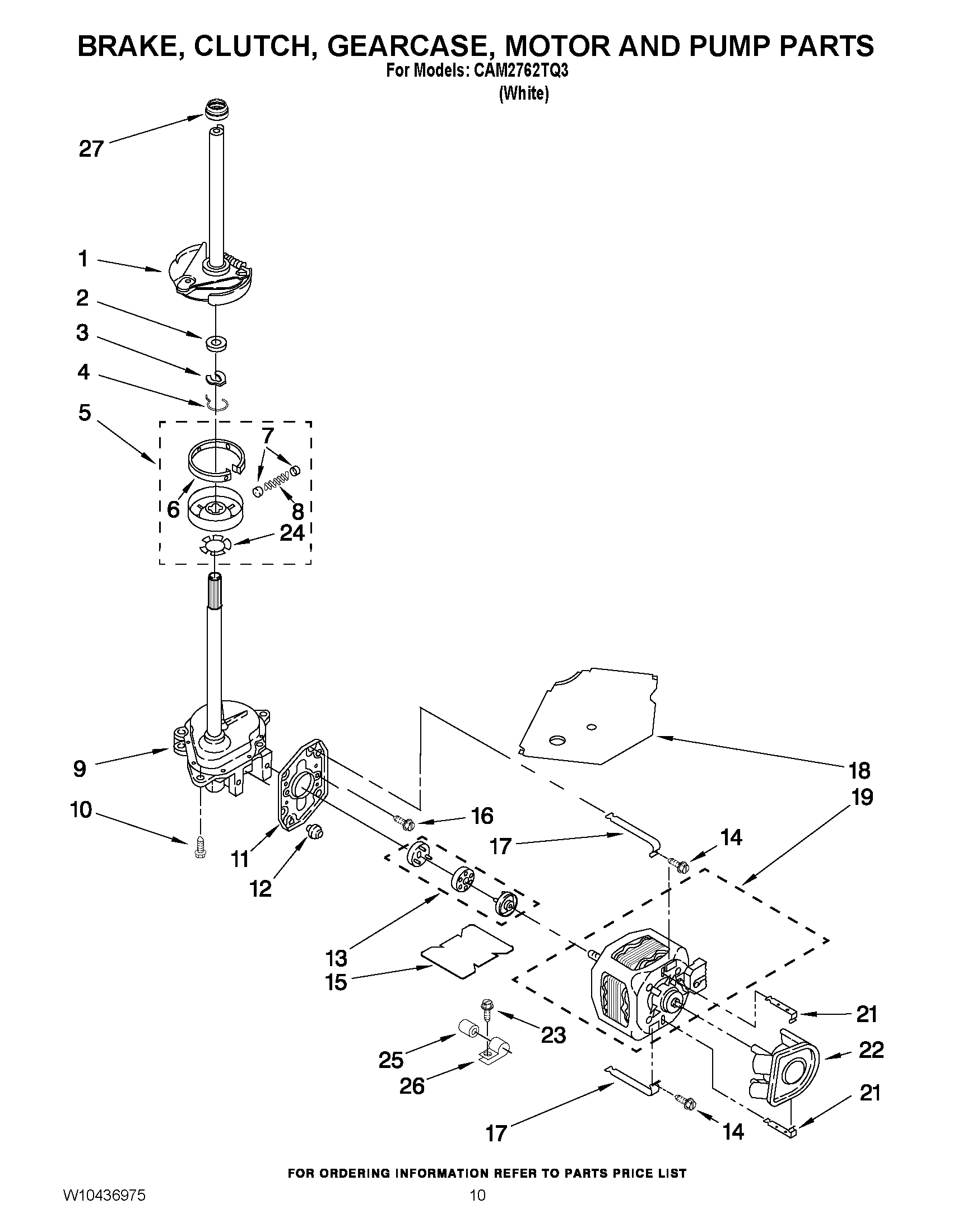 06 - BRAKE, CLUTCH, GEARCASE, MOTOR AND PUMP PARTS