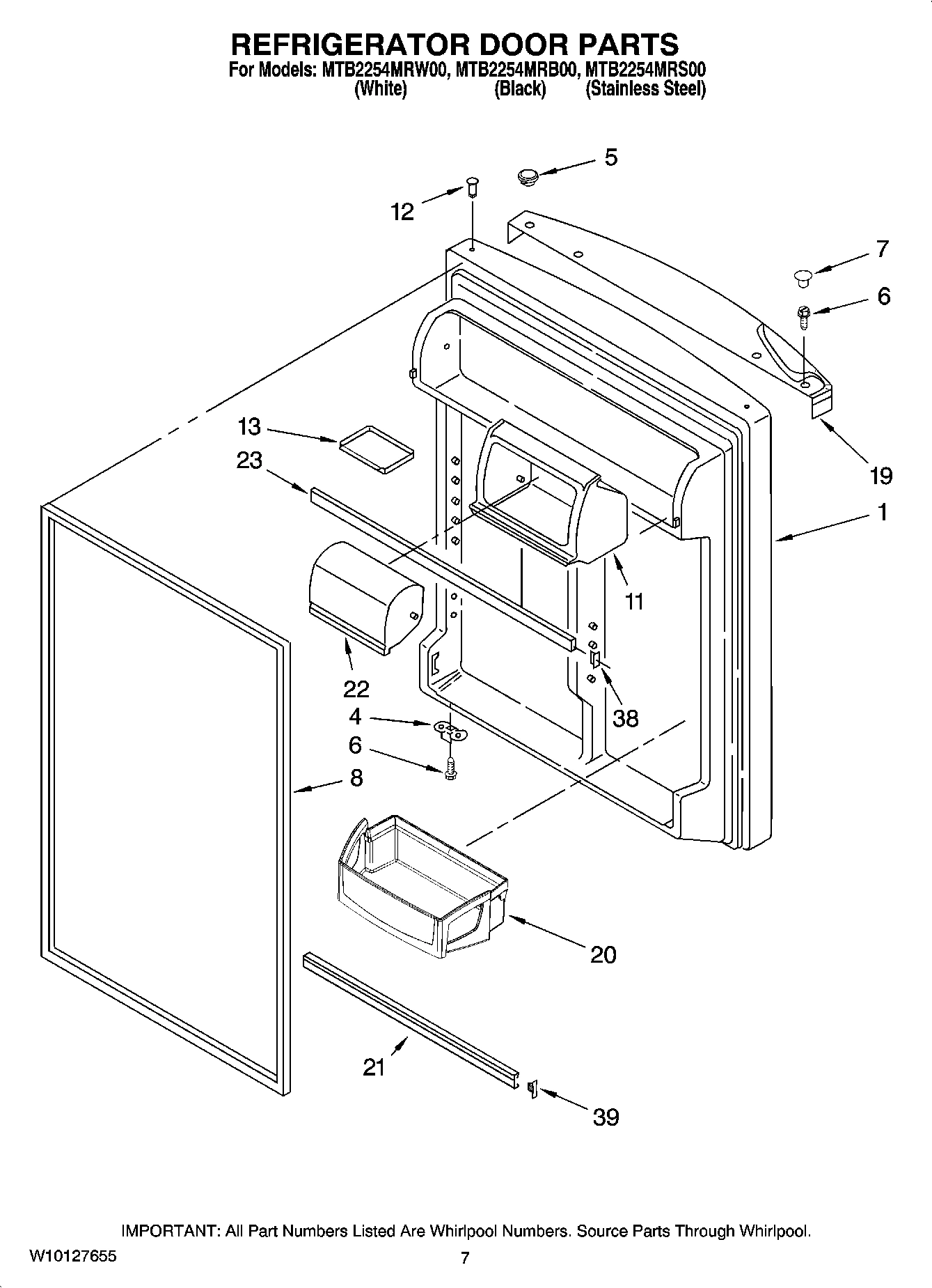 04 - REFRIGERATOR DOOR PARTS