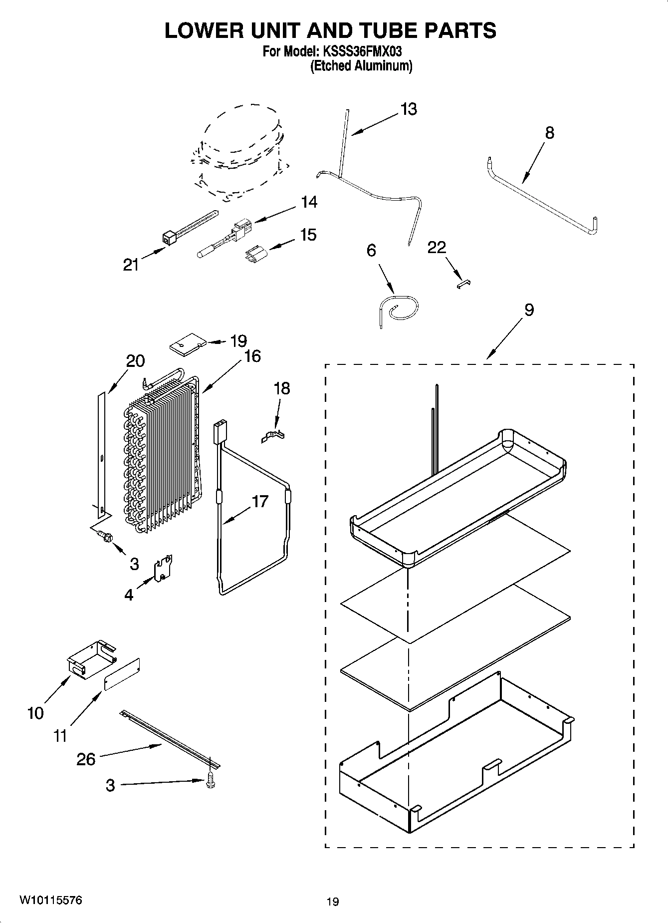 12 - LOWER UNIT AND TUBE PARTS