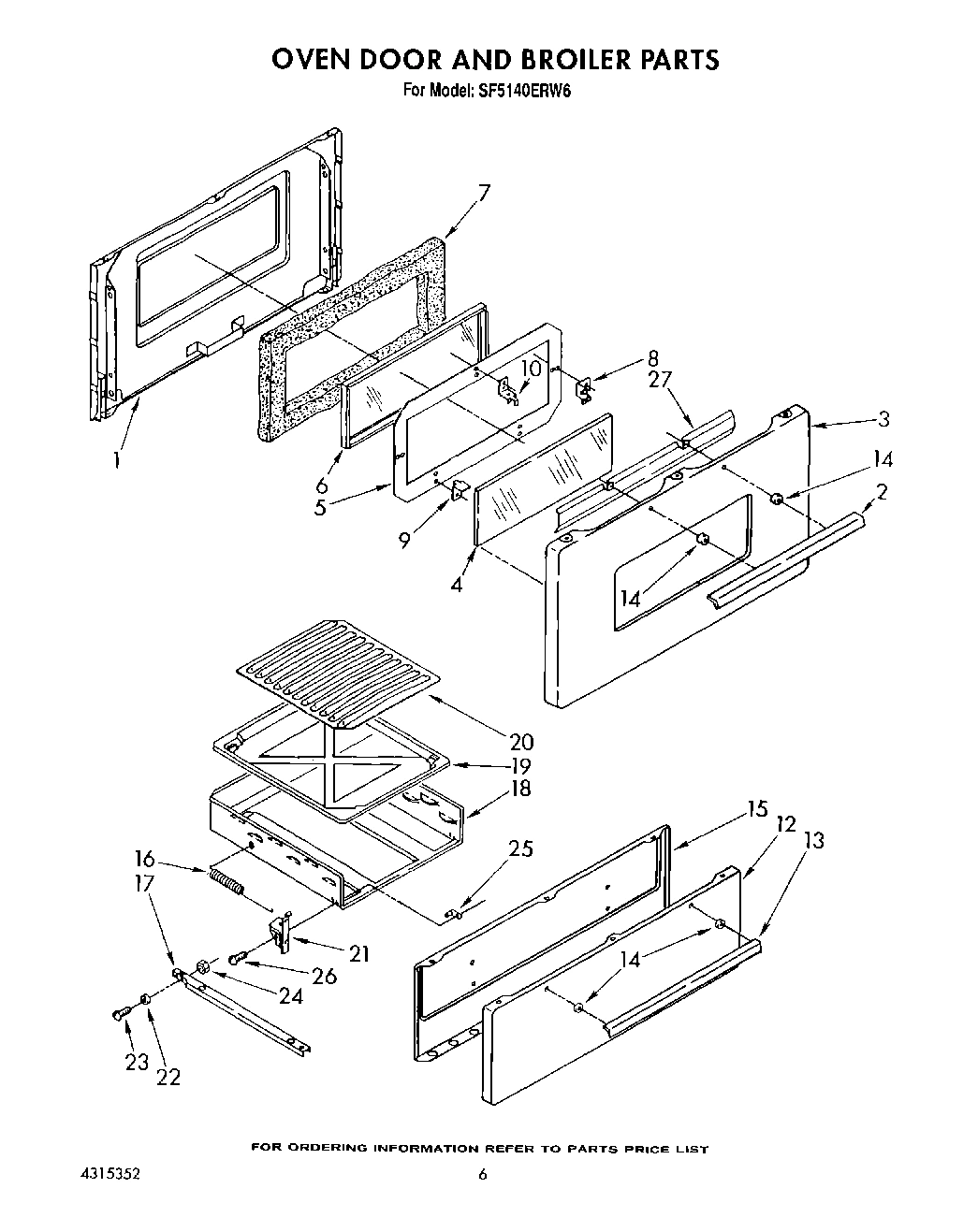 06 - OVEN DOOR AND BROILER