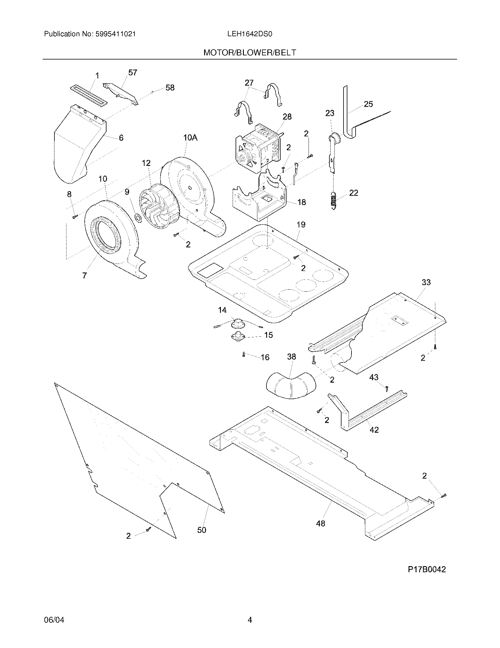 05 - MOTOR/BLOWER/BELT