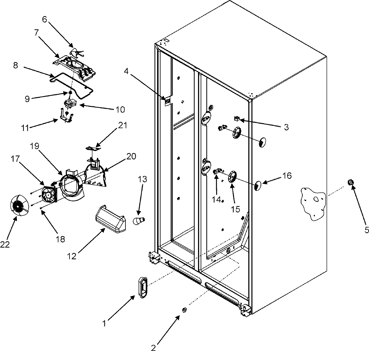 06 - EVAP FAN/CONVECTION FAN/CRISP LIGHT