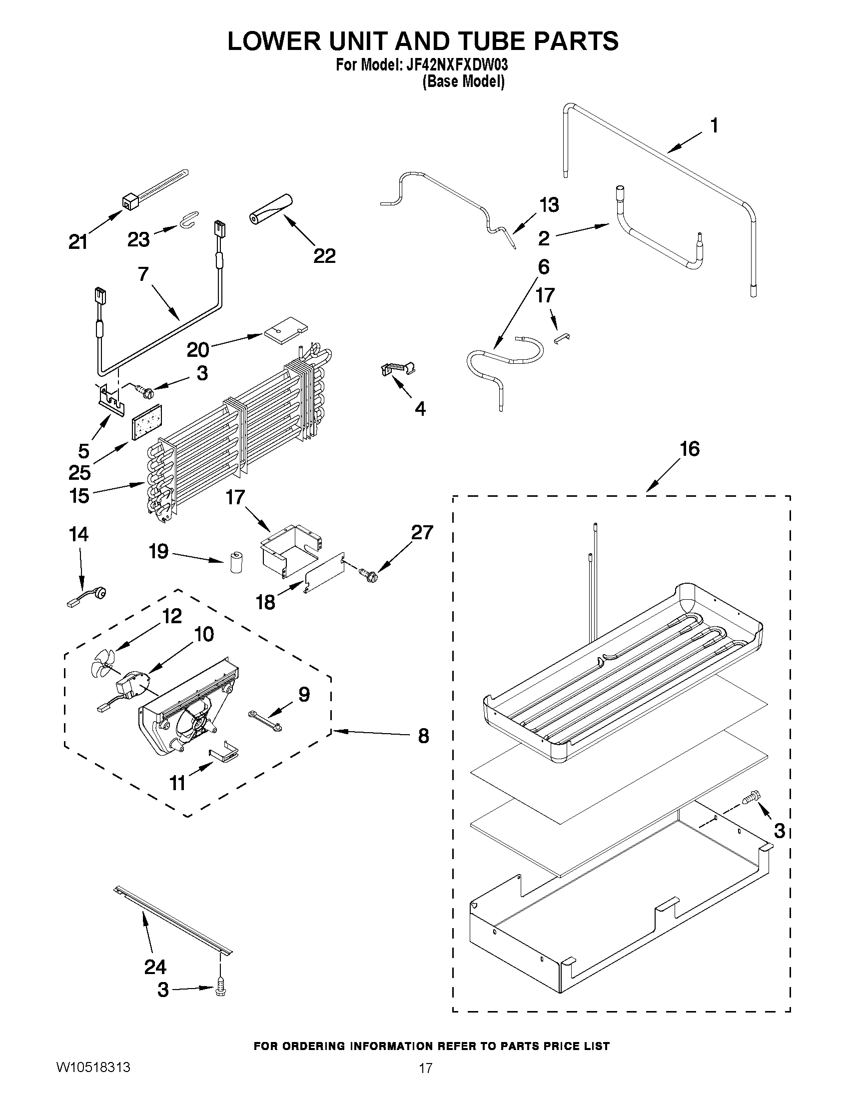 10 - LOWER UNIT AND TUBE PARTS