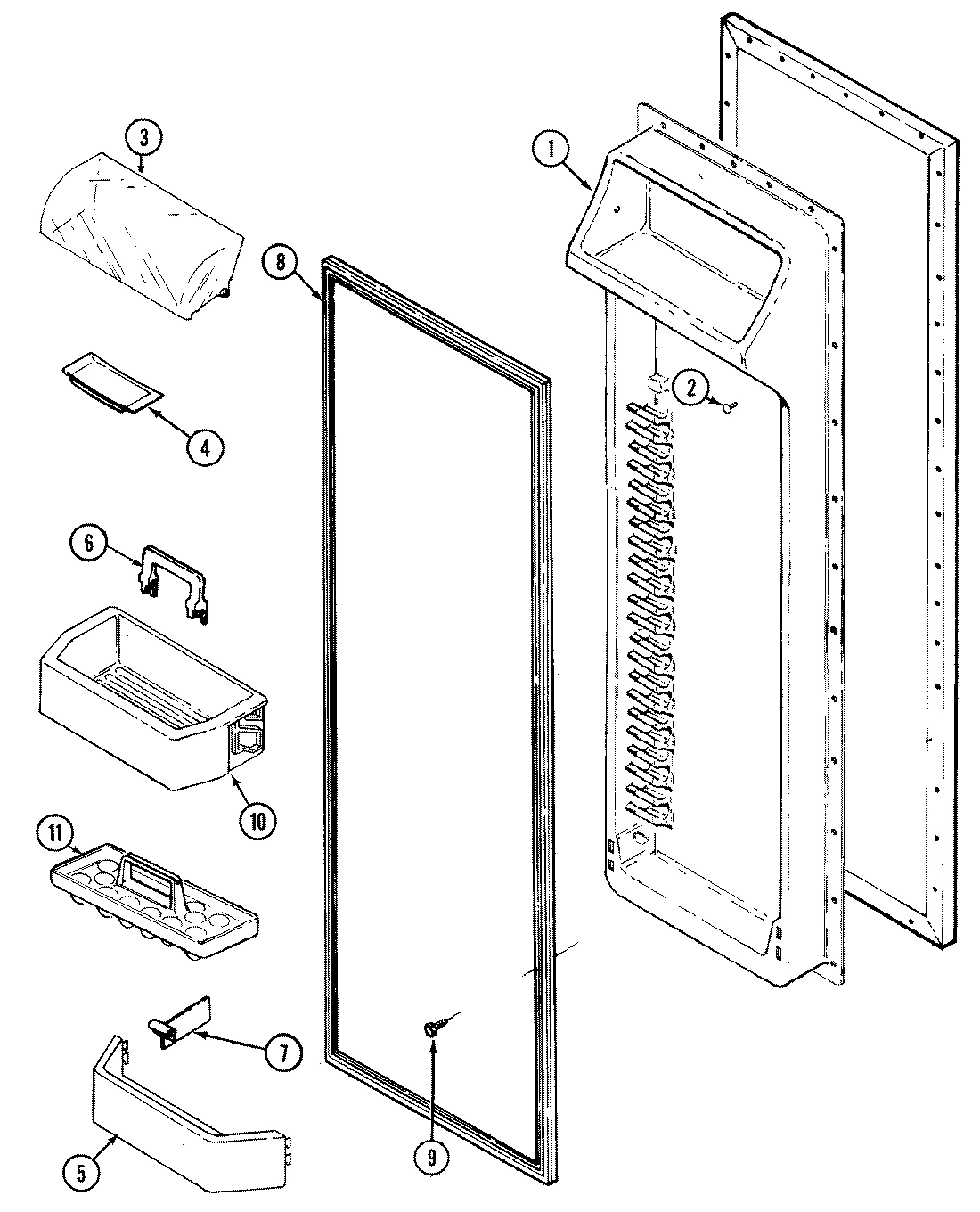 04 - FRESH FOOD INNER DOOR