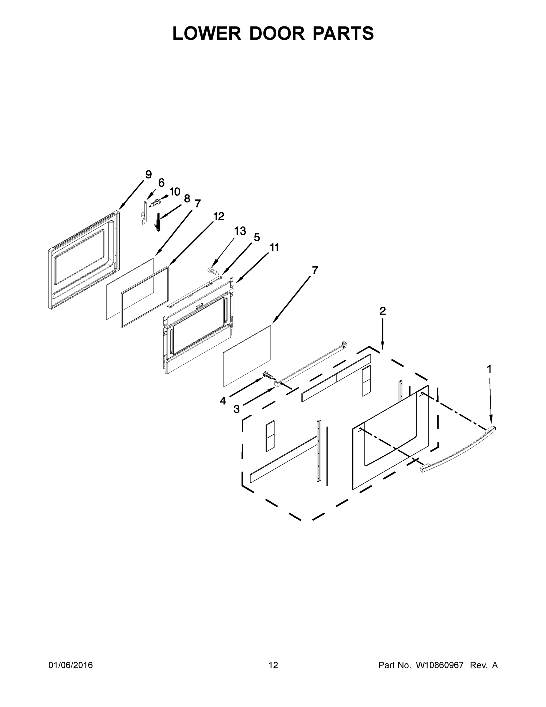 07 - LOWER DOOR PARTS