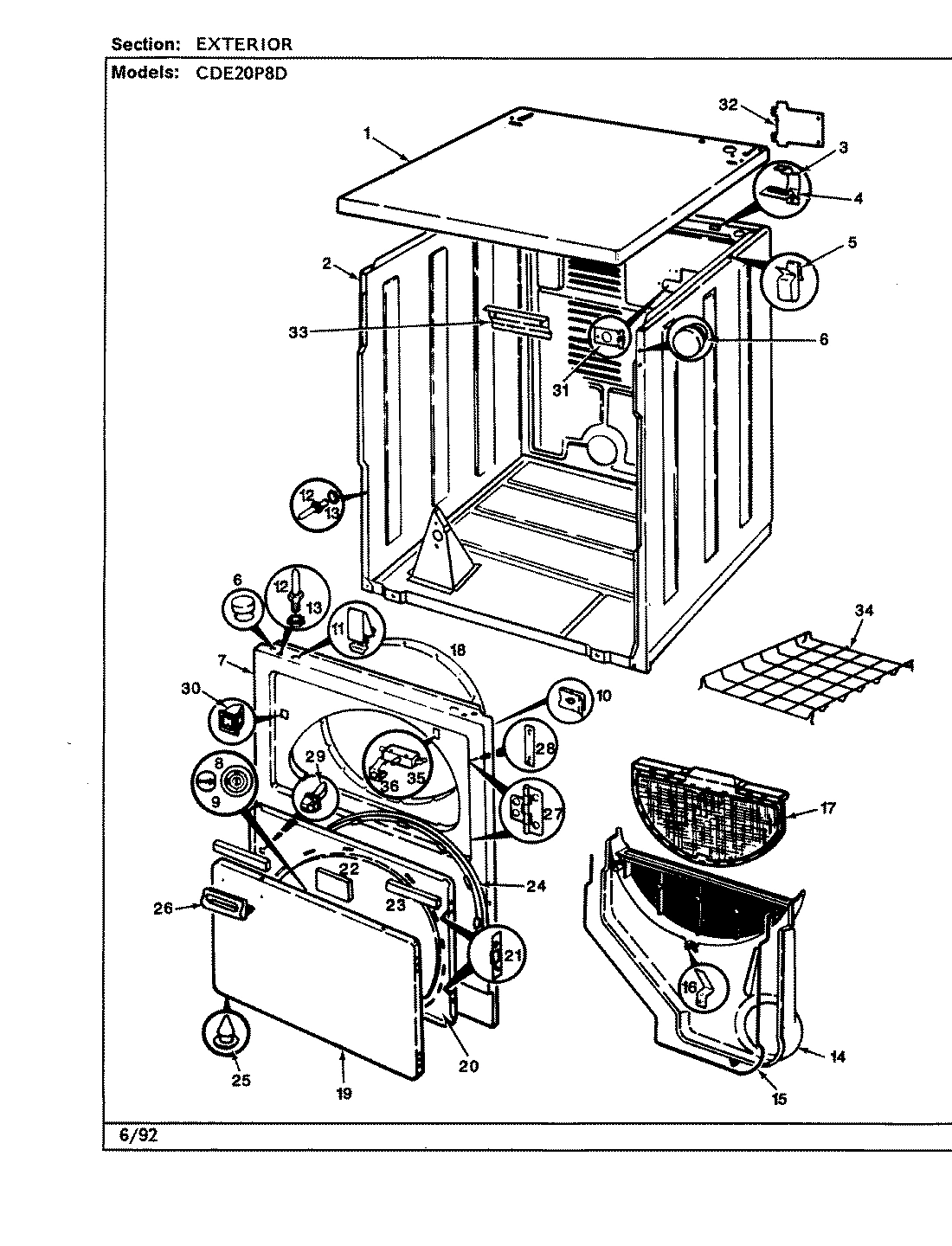 03 - EXTERIOR (CDE20P8D)(ORIG. REV. B)