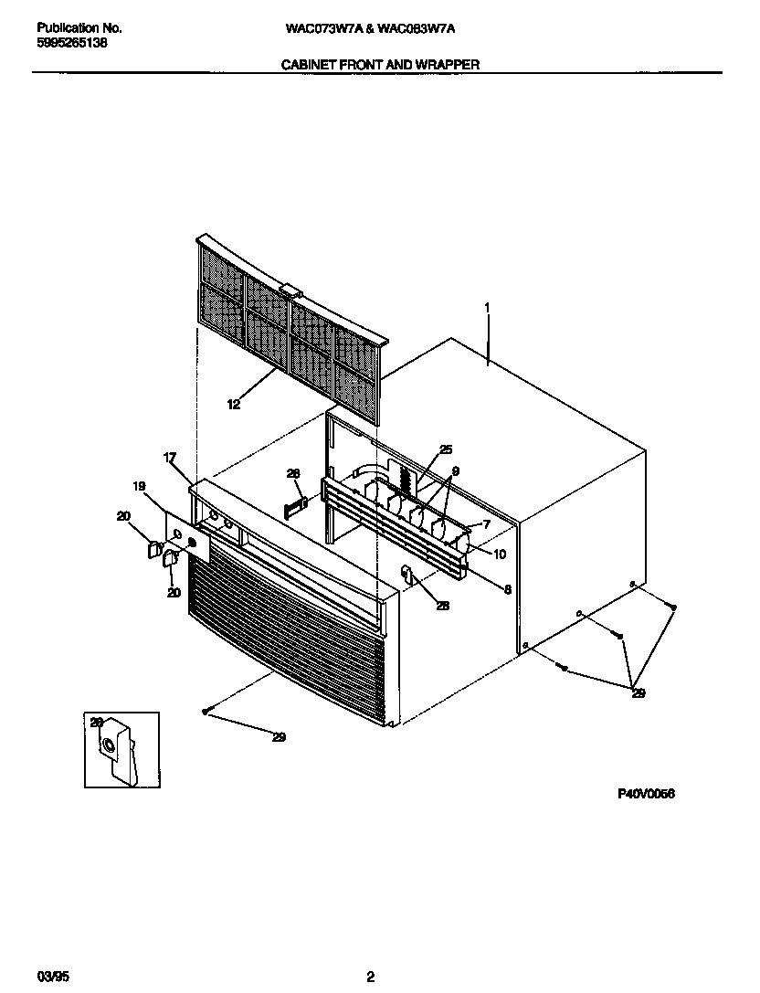 02 - CABINET FRONT AND WRAPPER