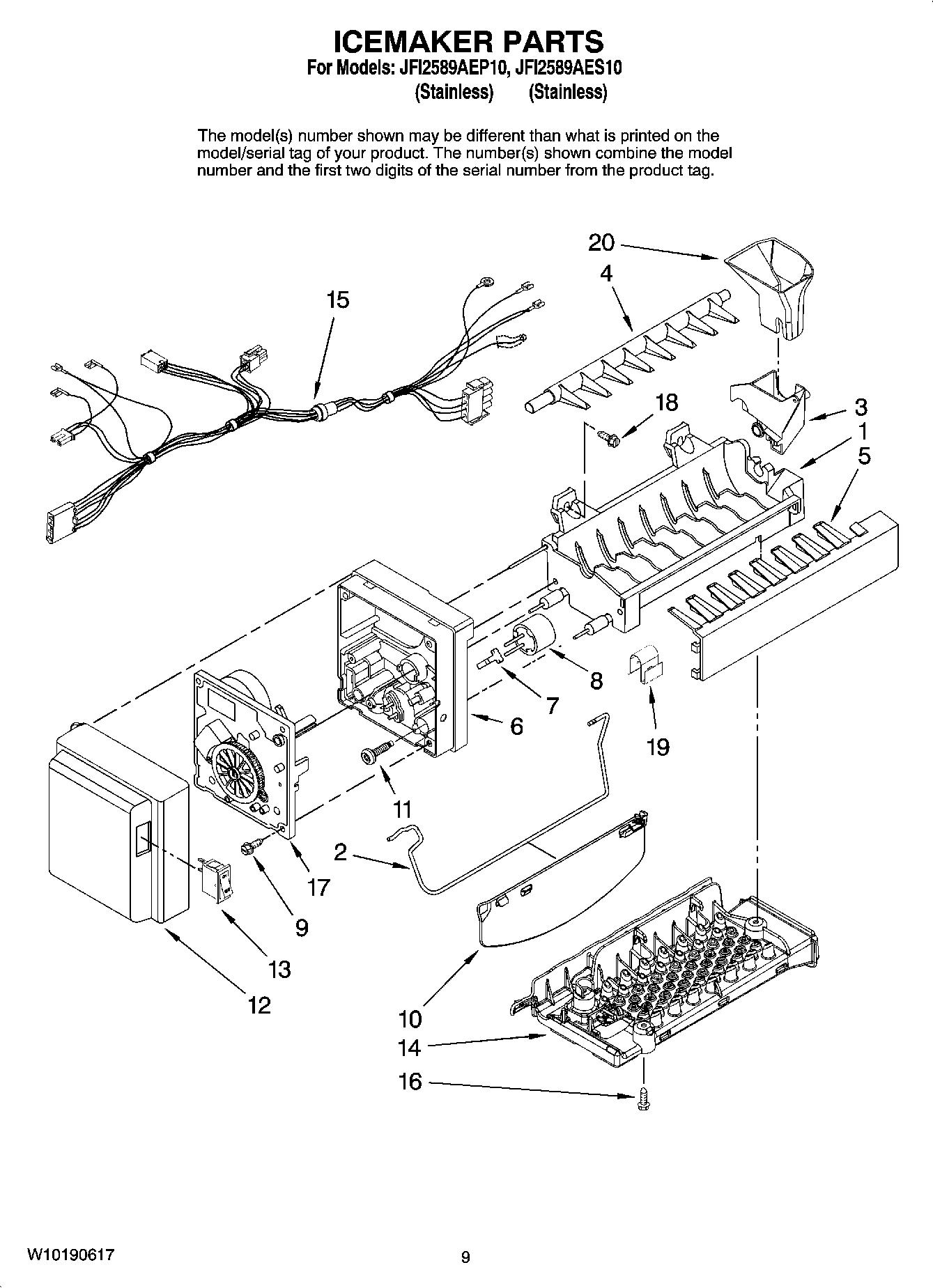 05 - ICEMAKER PARTS