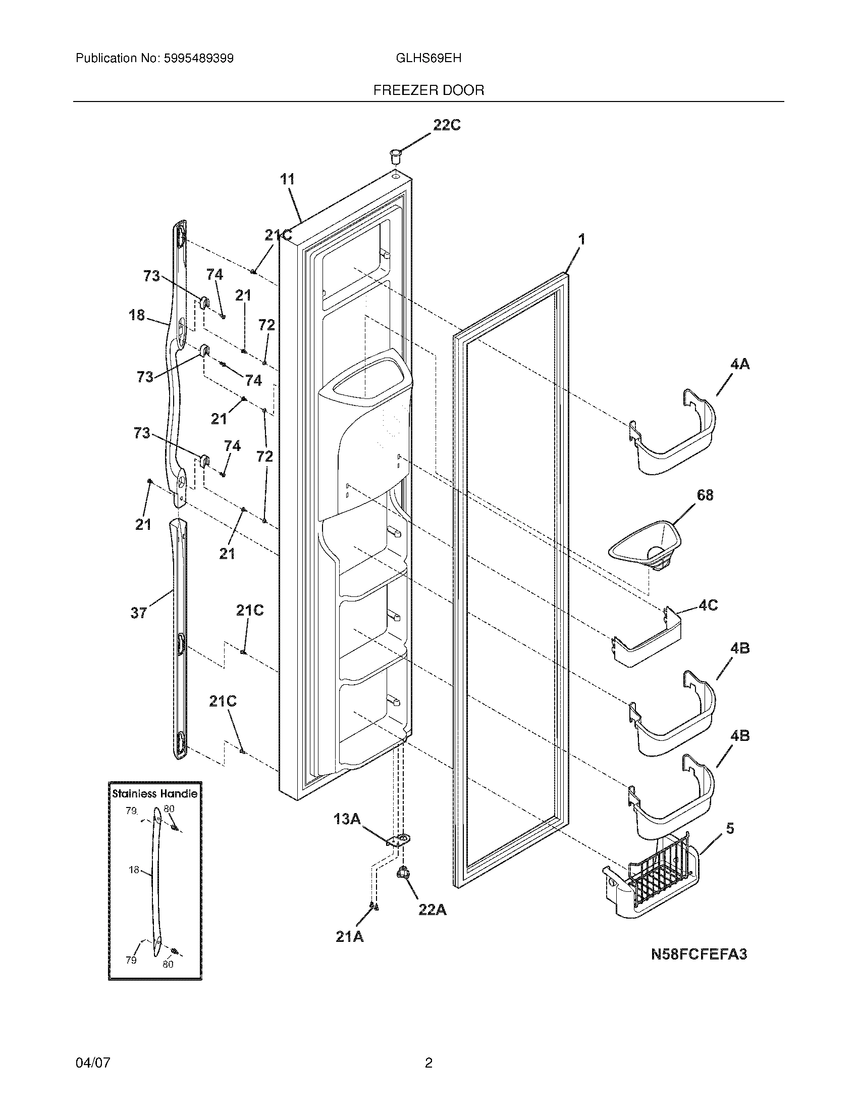 03 - FREEZER DOOR