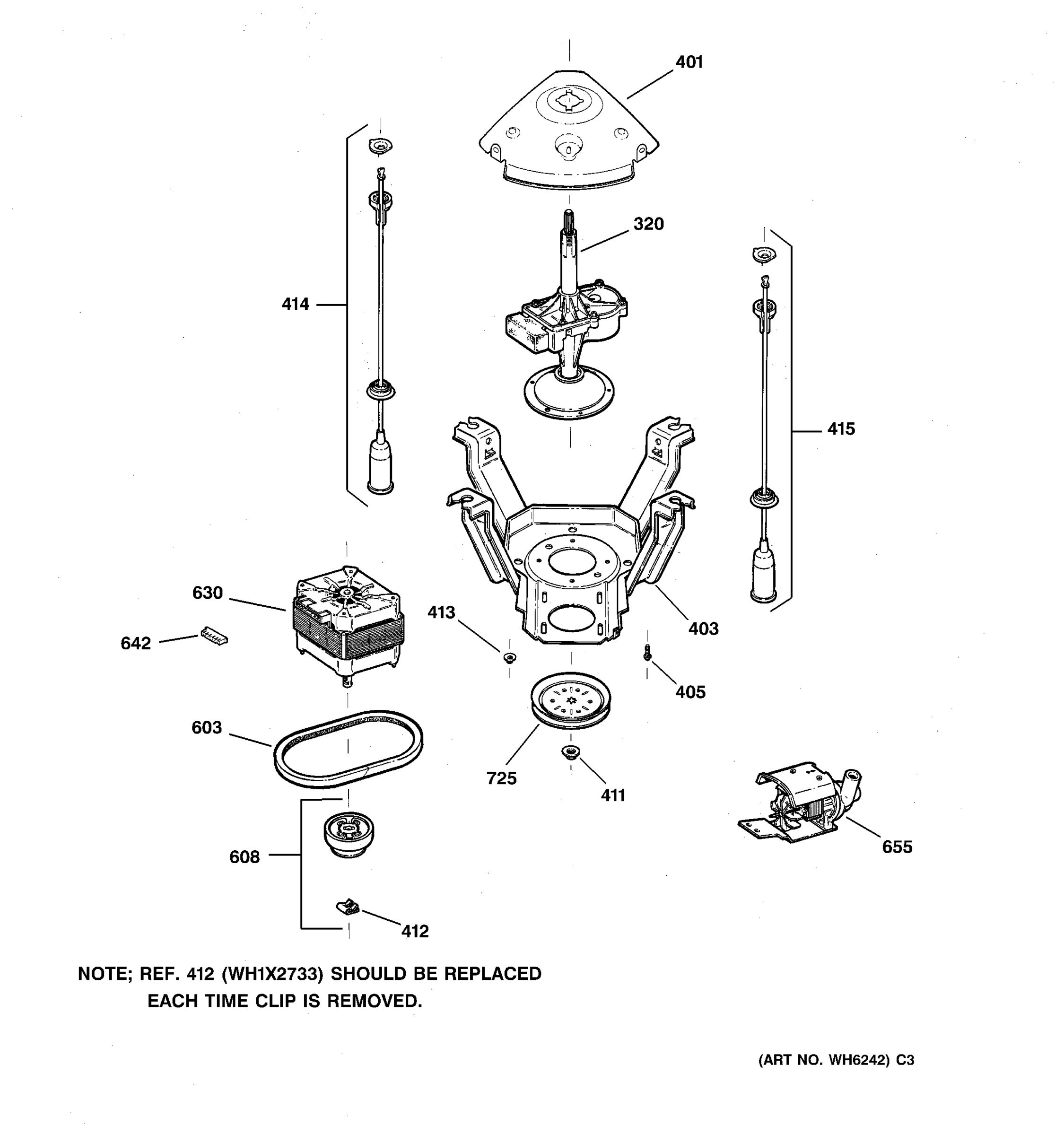SUSPENSION, PUMP & DRIVE COMPONENTS