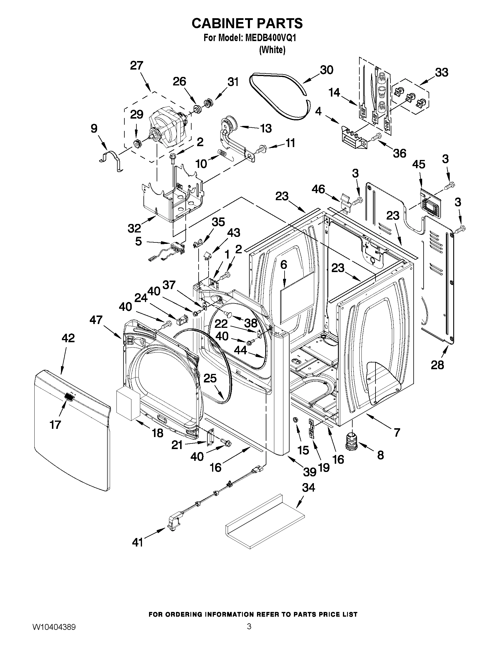02 - CABINET PARTS