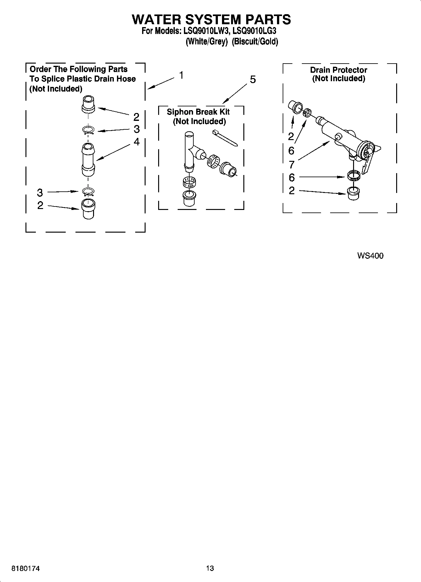 09 - WATER SYSTEM PARTS
