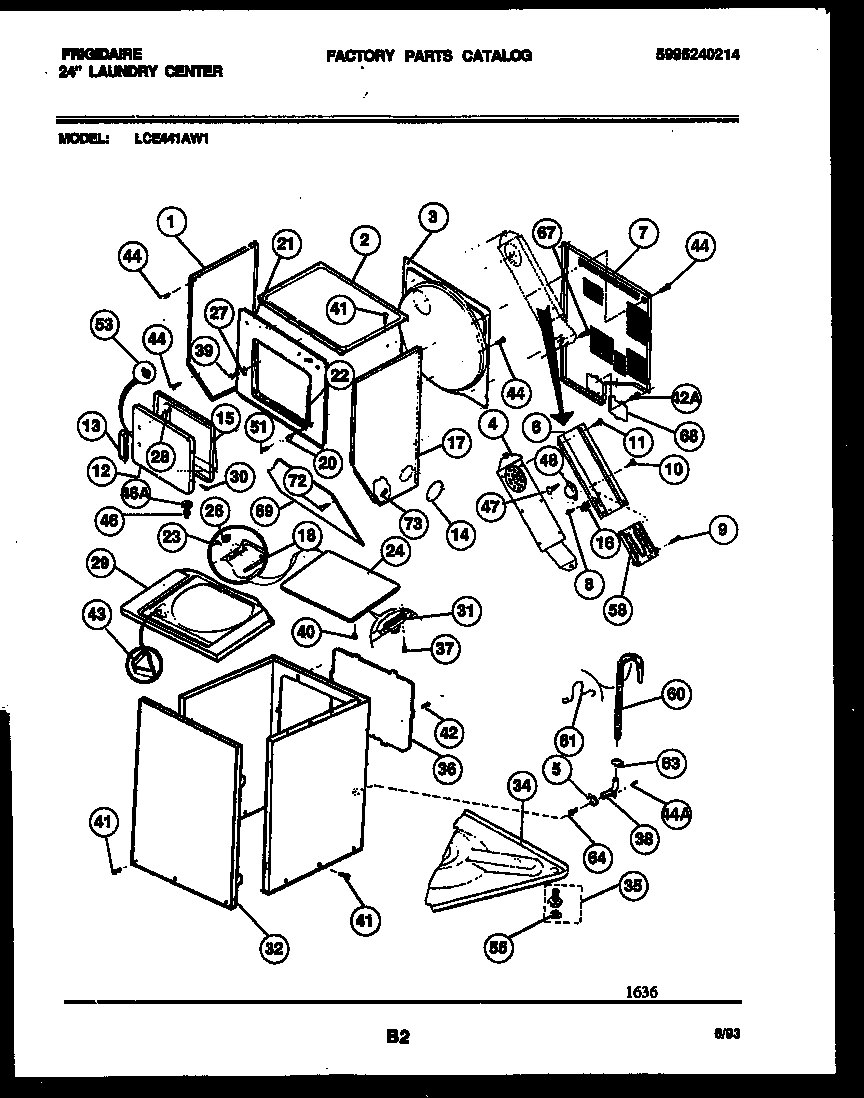 02 - CABINET PARTS AND HEATER