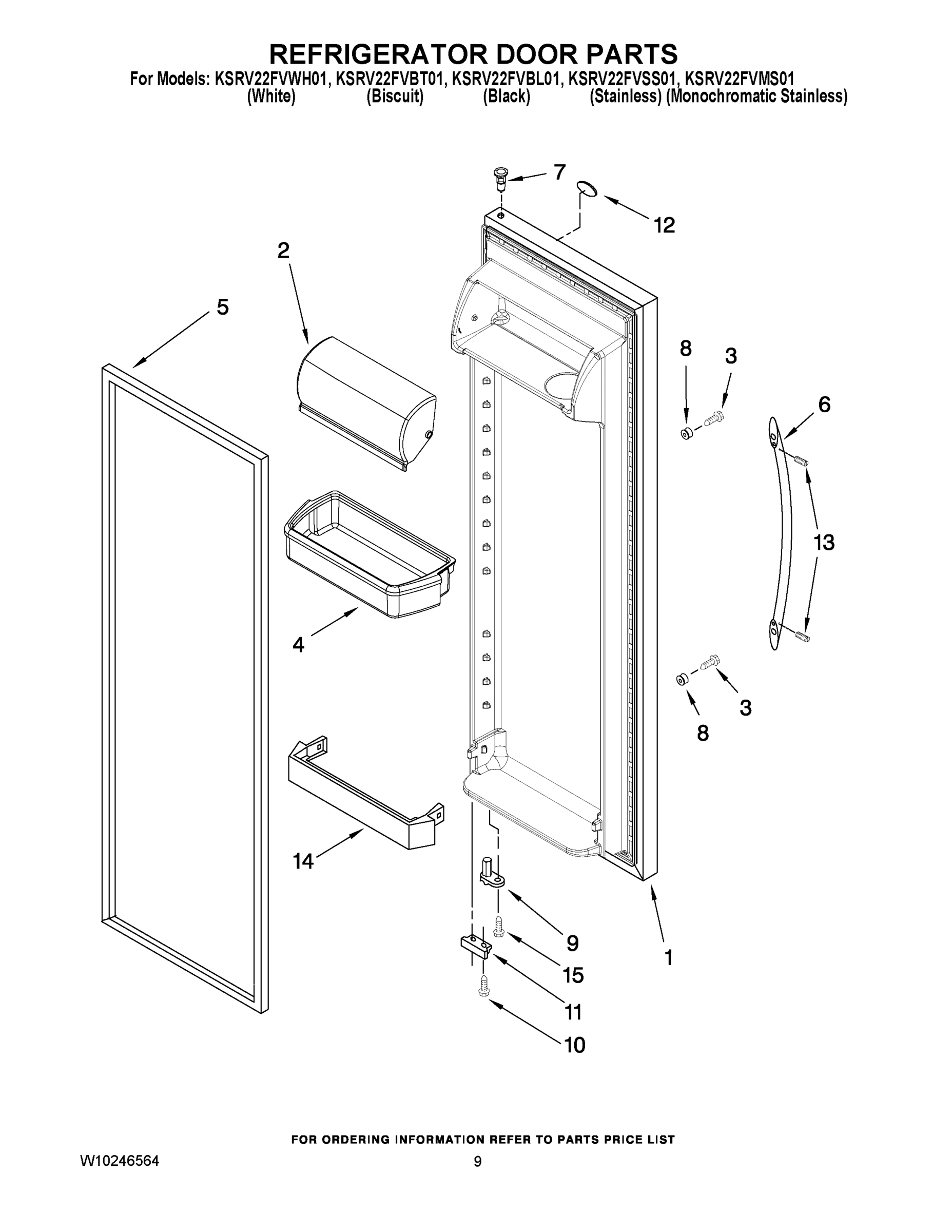 06 - REFRIGERATOR DOOR PARTS