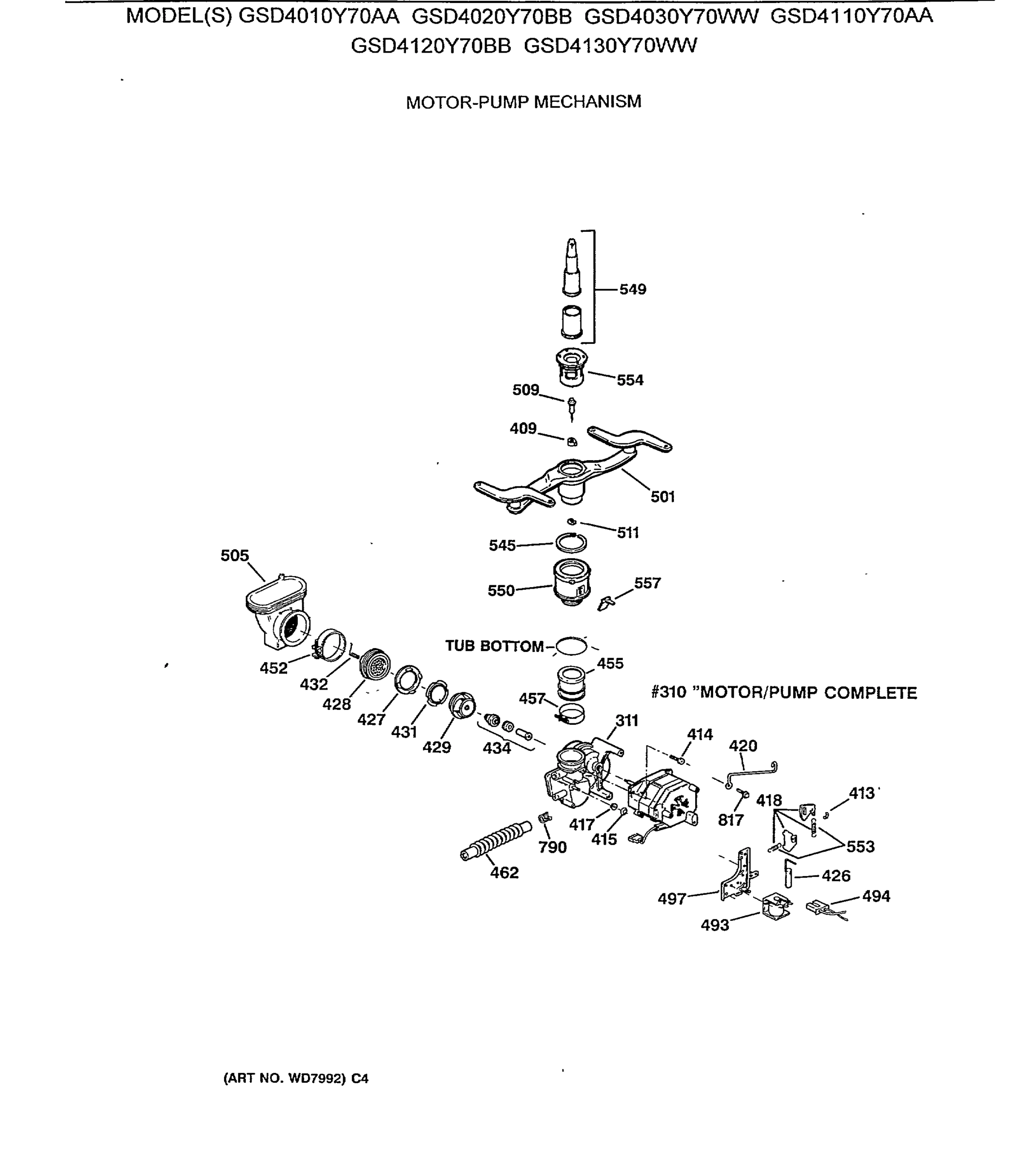 MOTOR-PUMP MECHANISM