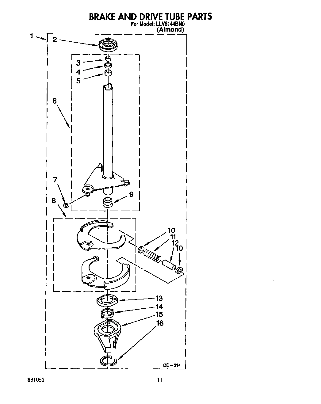 09 - BRAKE AND DRIVE TUBE