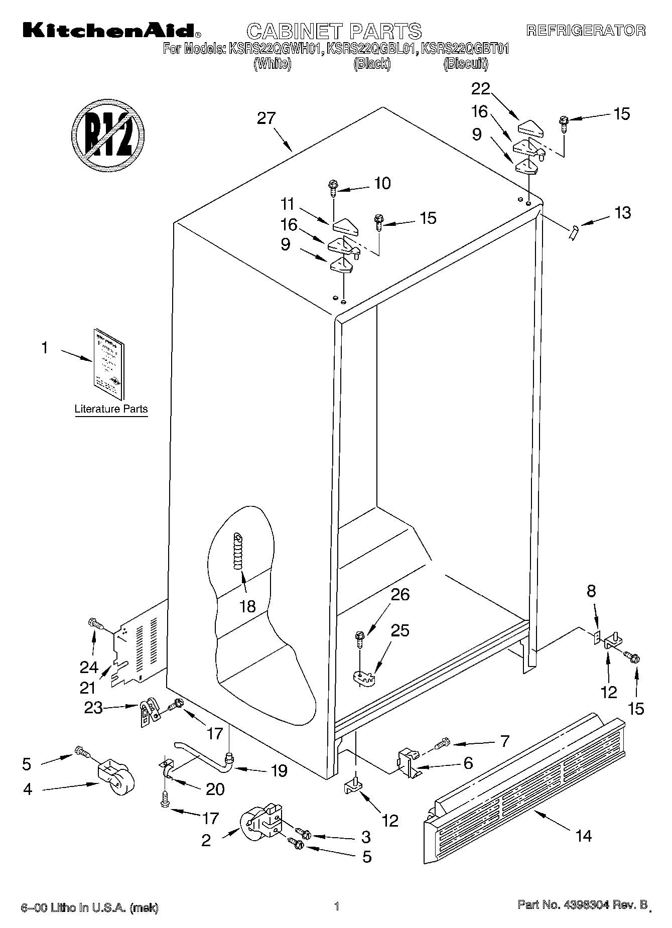01 - CABINET, LITERATURE